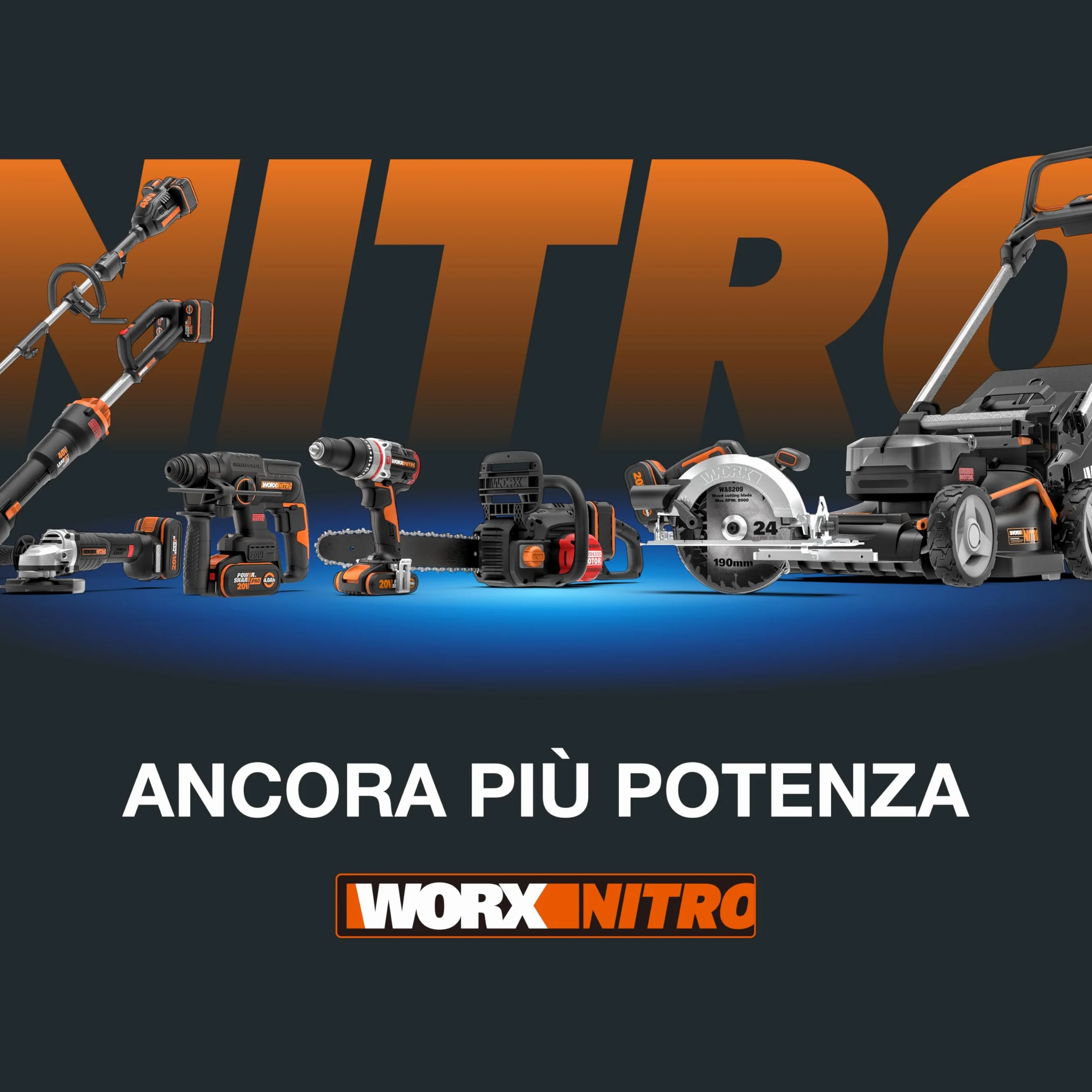 Worx WX531.9 Sega circolare compatta ad immersione ø 120mm 20V a batteria - solo corpo macchina