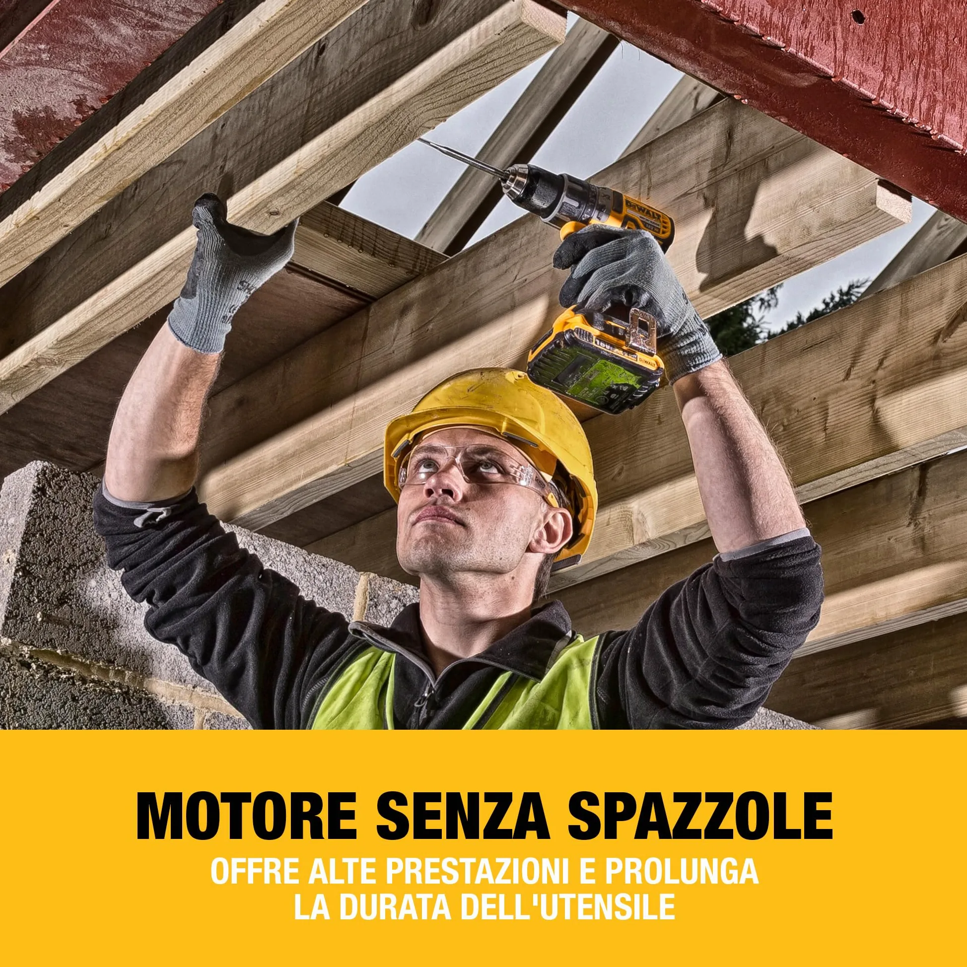 DEWALT Trapano Avvitatore Senza Spazzole 18V XR - Solo Utensile, DCD791NT-XJ