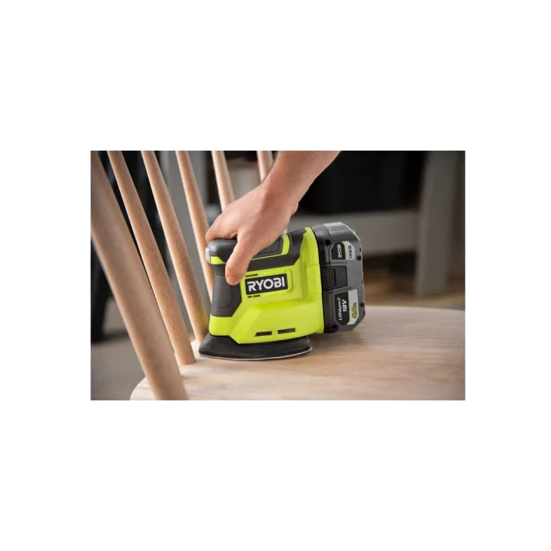 Confezione RYOBI - Levigatrice triangolare RPS18-0 - 18V OnePlus - senza batteria e caricabatterie - Set di 10 fogli abr