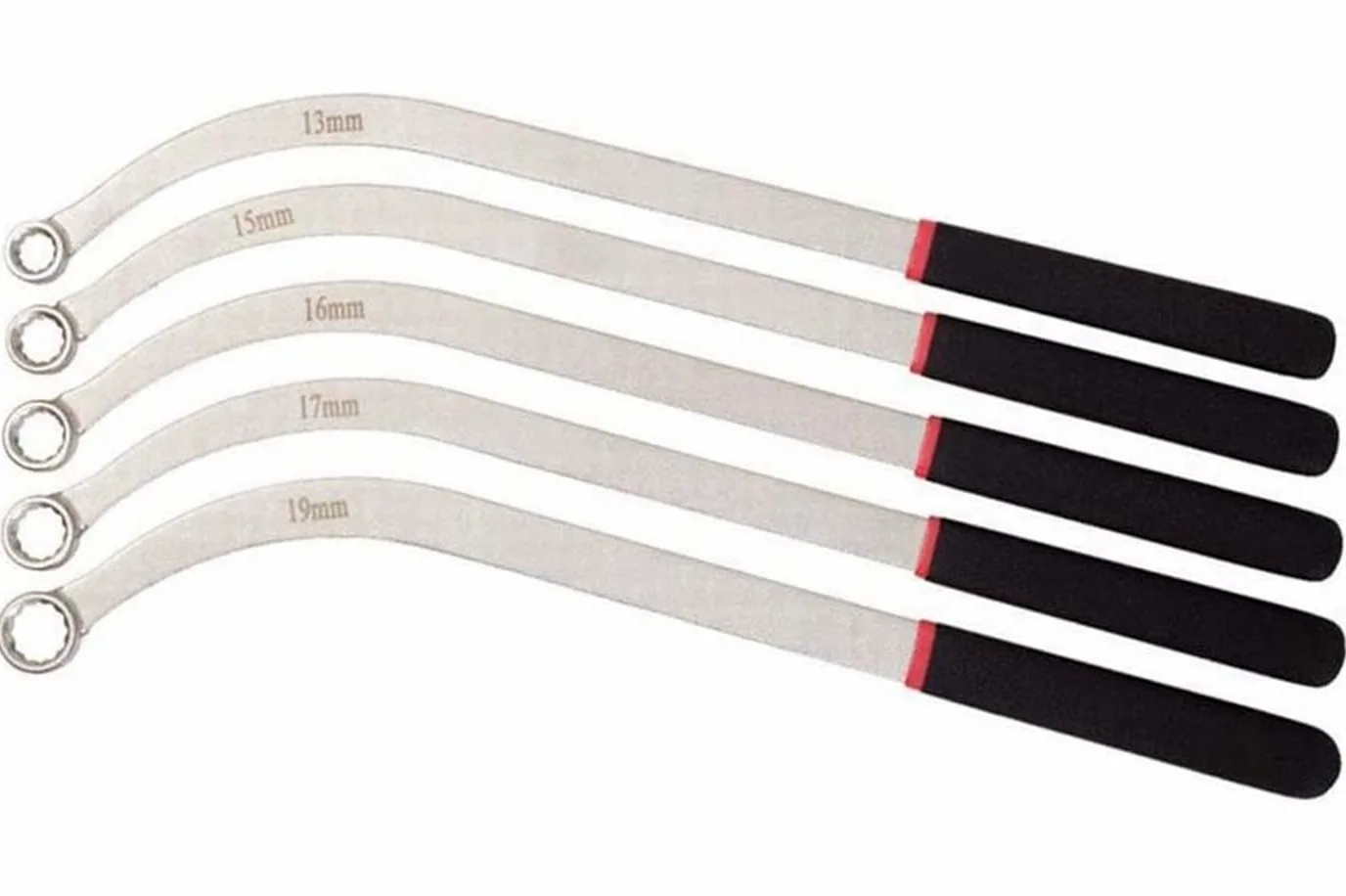YASTA Chiavi tendicinghia Poligonali Curve dadi Chiavi per puleggia Set 5Pz 13 15 16 17 19 mm