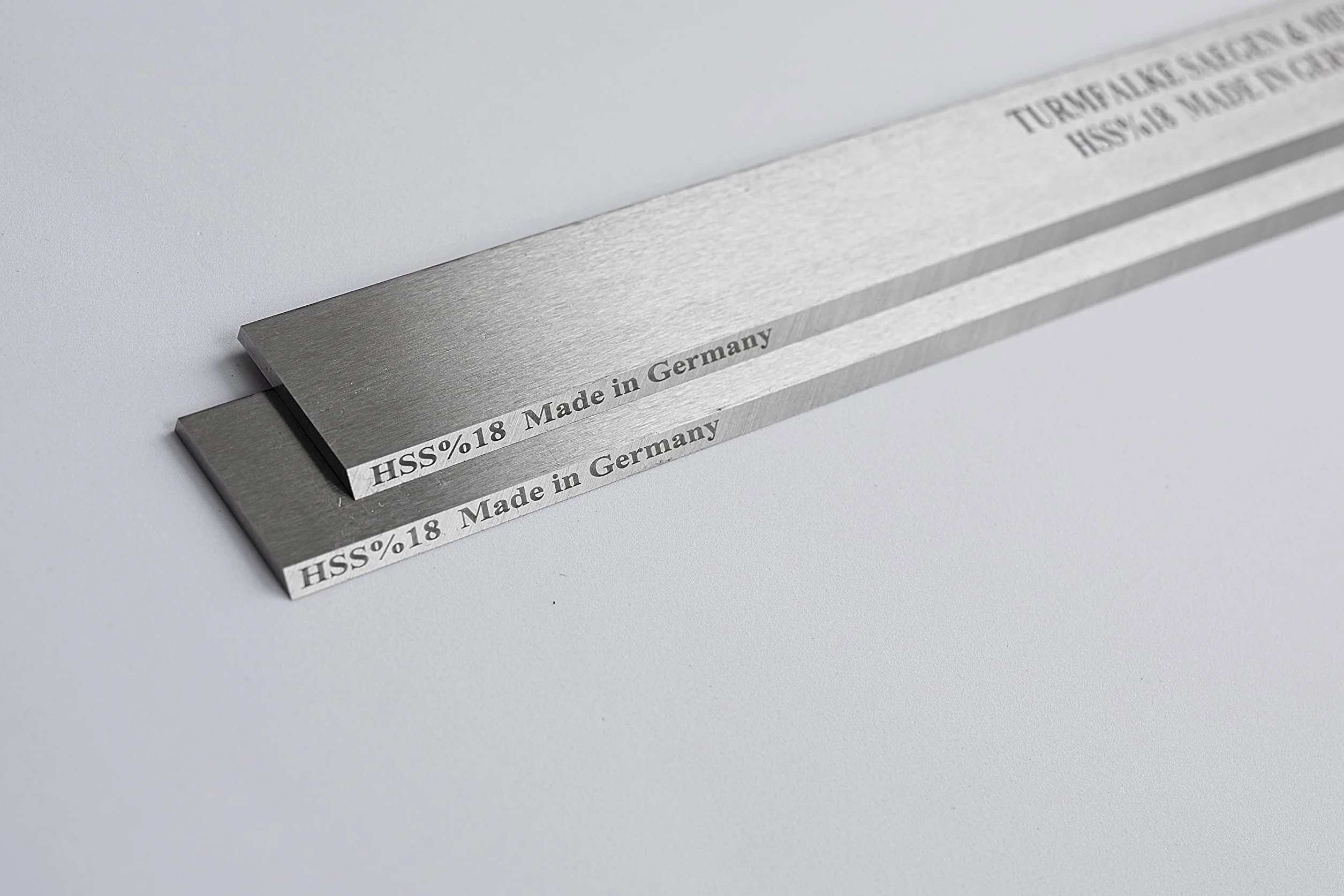 2 lame per pialla 500 x 30 x 3 HSS in tungsteno