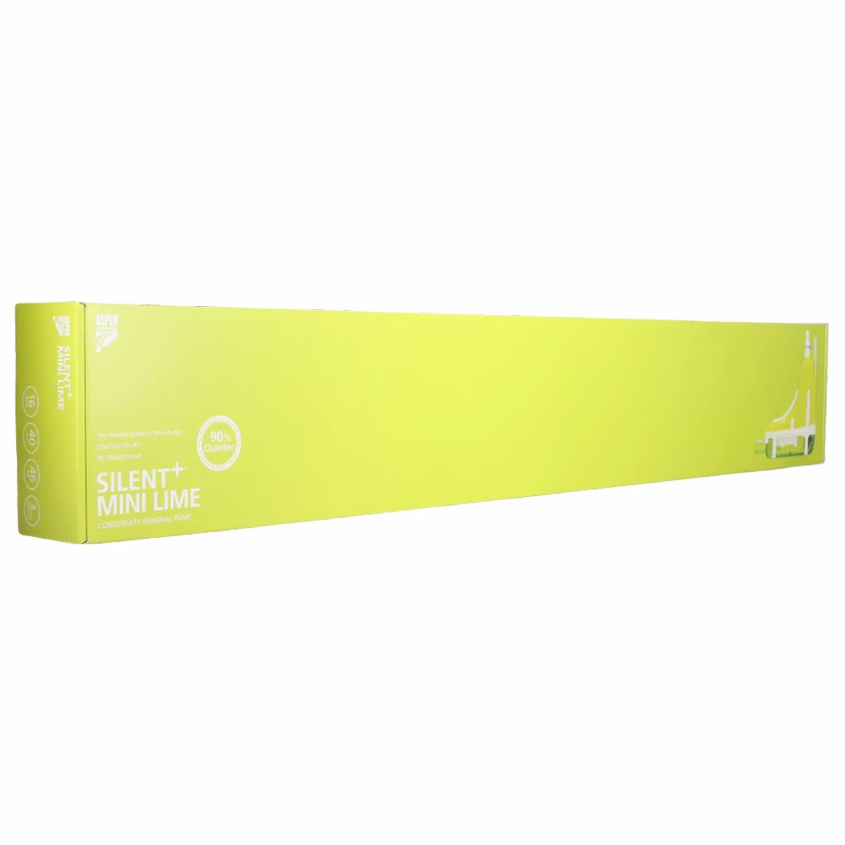 Aspen Pumps Silent+ Mini Lime FP3472/5 - Pompa Scarico Condensa con Canalina EuroSplit 80x60 mm Colore Avorio Chiaro