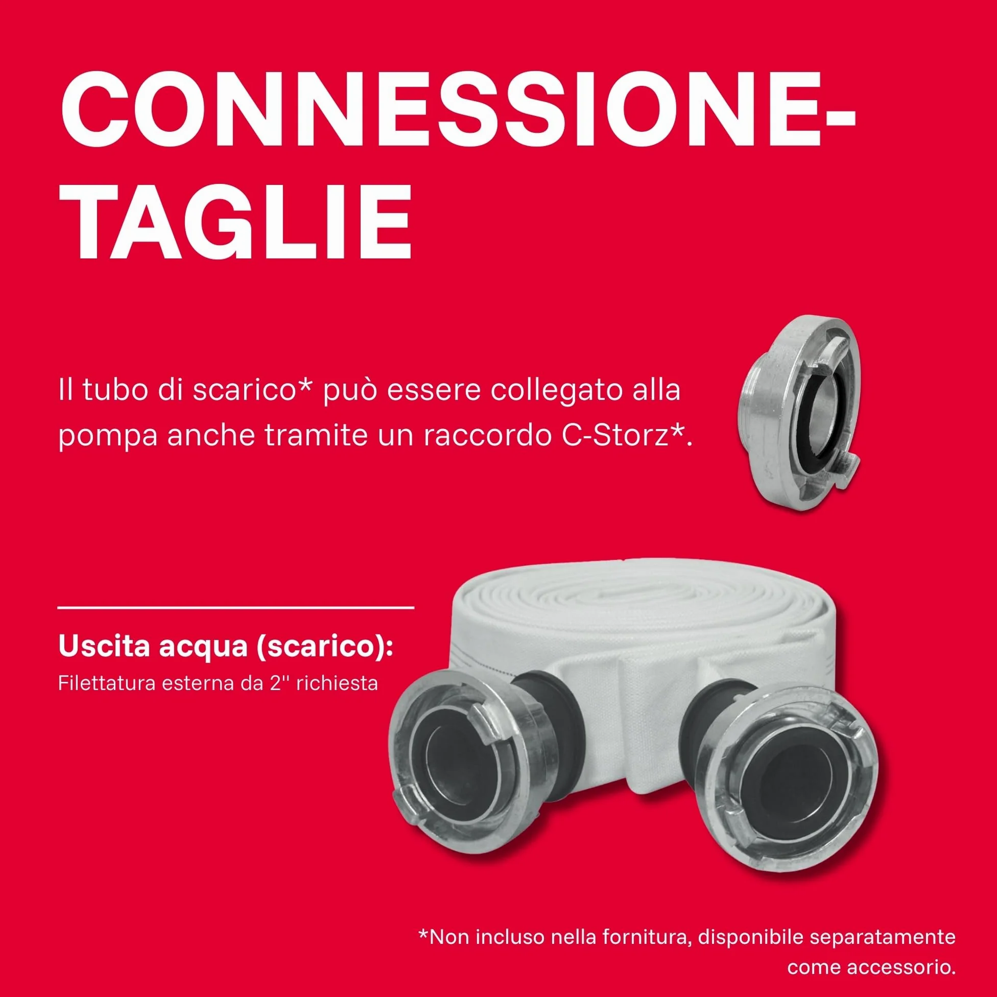Pompa sommersa professionale per acque sporche T.I.P. - Acciaio inossidabile (portata 42.000 l/h, prevalenza 16 m, pressione 1,6 bar, granulometria 50 mm, acqua di lavaggio) Extrema 700/16-3 IX