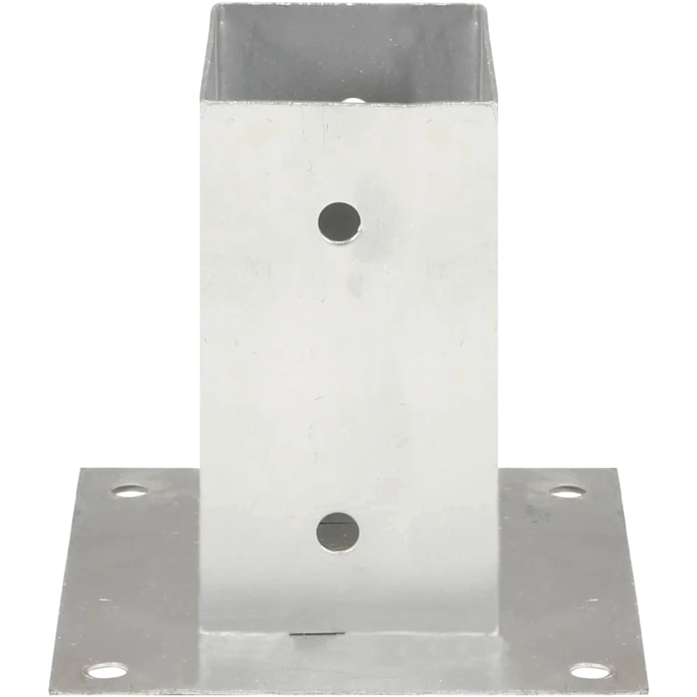 Pfostenanker 4 Stk. Verzinktes Metall 71 mm