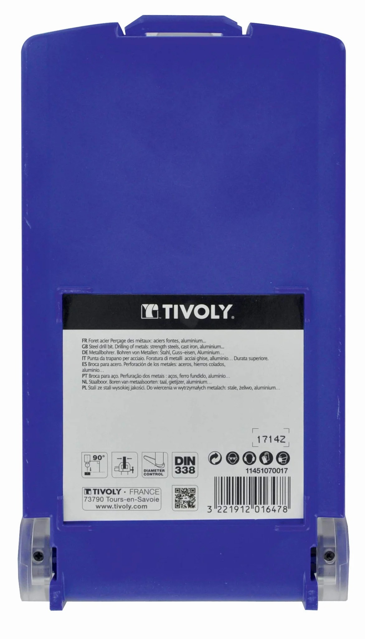 Tivoly 11451070017 - Set di 25 punte per trapano in metallo HSS