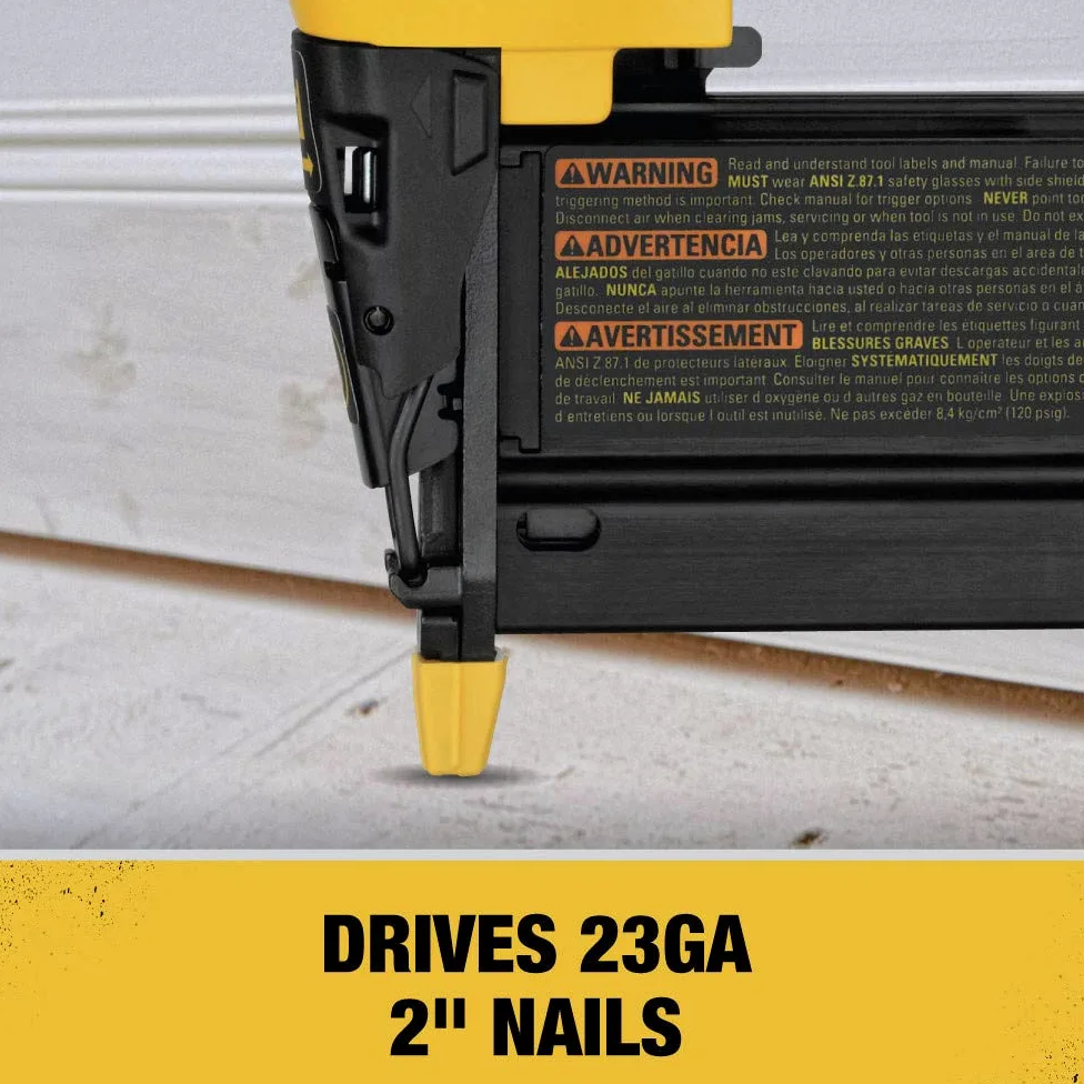 DEWALT Chiodatrice a spillo, calibro 23, 5,1 cm (DWFP2350K)
