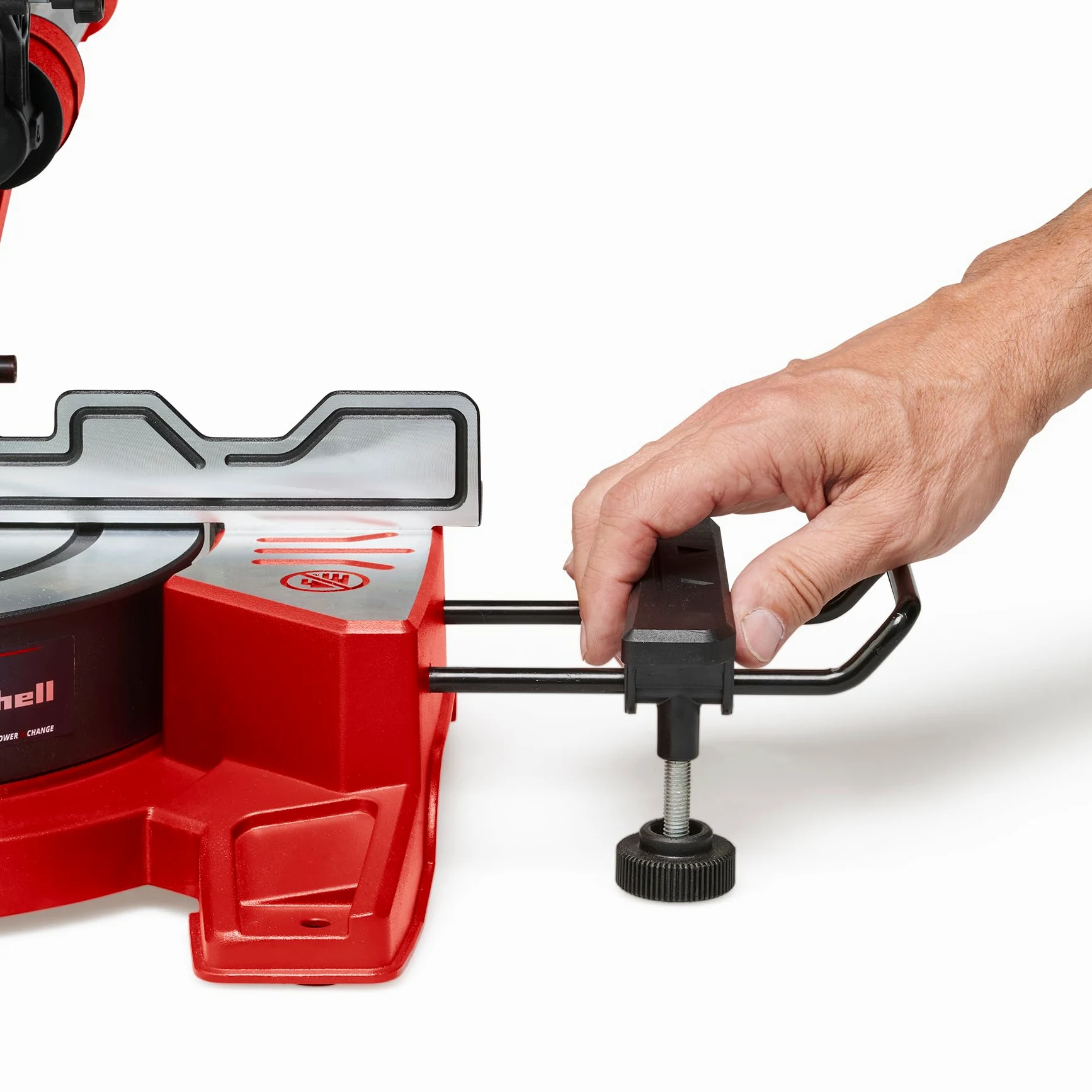 Einhell Batteria Radiale Sega troncatrice/troncatrice TE-SM 36/8 L Li Solo Power X-Change (36 V, profondità di taglio massima/larghezza: 65 mm x 305 mm, Ø216 mm, testa per sega inclinabile, senza