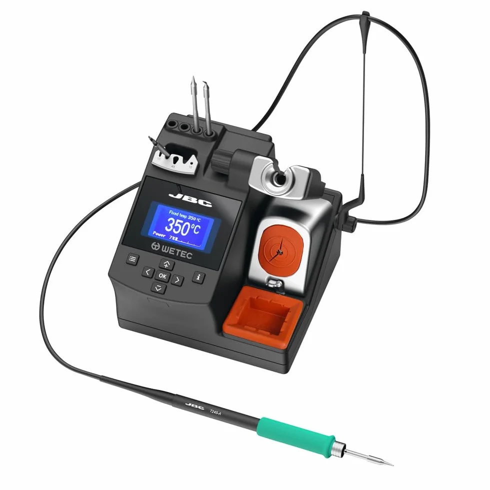 JBC CD-2BQF - Stazione di saldatura digitale, 130 W, 90-450 °C