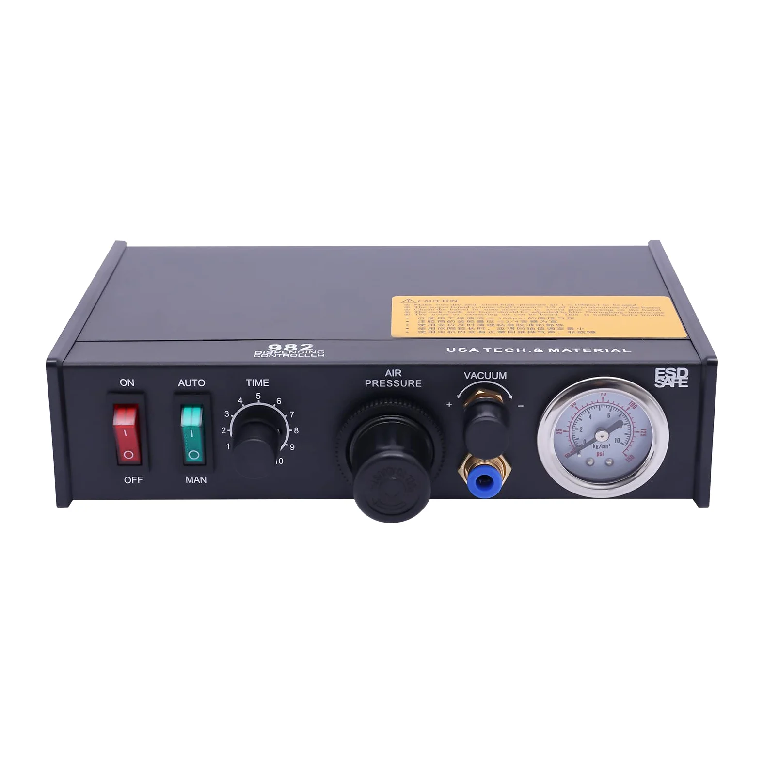 Distributore di colla semiautomatica, controllo di dosaggio pneumatico, dispenser di colla, display digitale, macchina di controllo della pasta, regolatore del liquido di saldatura 982,220 V AC, 50 Hz
