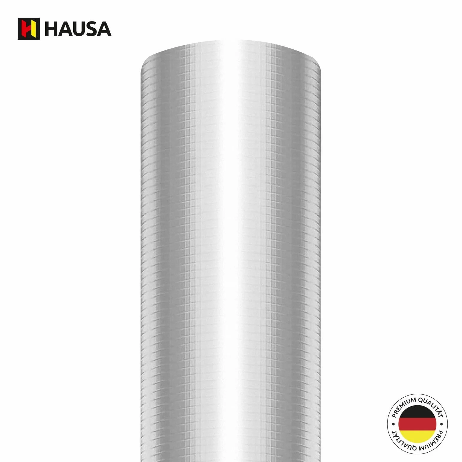 HAUSA Pellicola protettiva anti-condensa ALU 150m² (2x1,5mx50m) Binario di blocco vapore in alluminio per tetto, soppalco, parete, soffitto, rafforzata con fibra di vetro, extra resistente alla