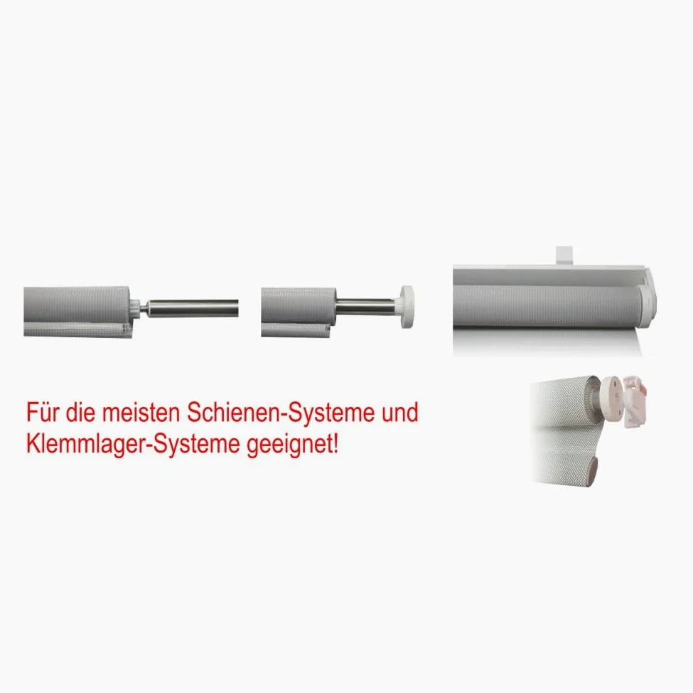 AKKU-Rohrmotor, elektronisch einstellbare Endlagen, 0,3 Nm mit Adapter für 18 u. 25 mm Rundwelle, Funkprotokoll BI (1 ST)