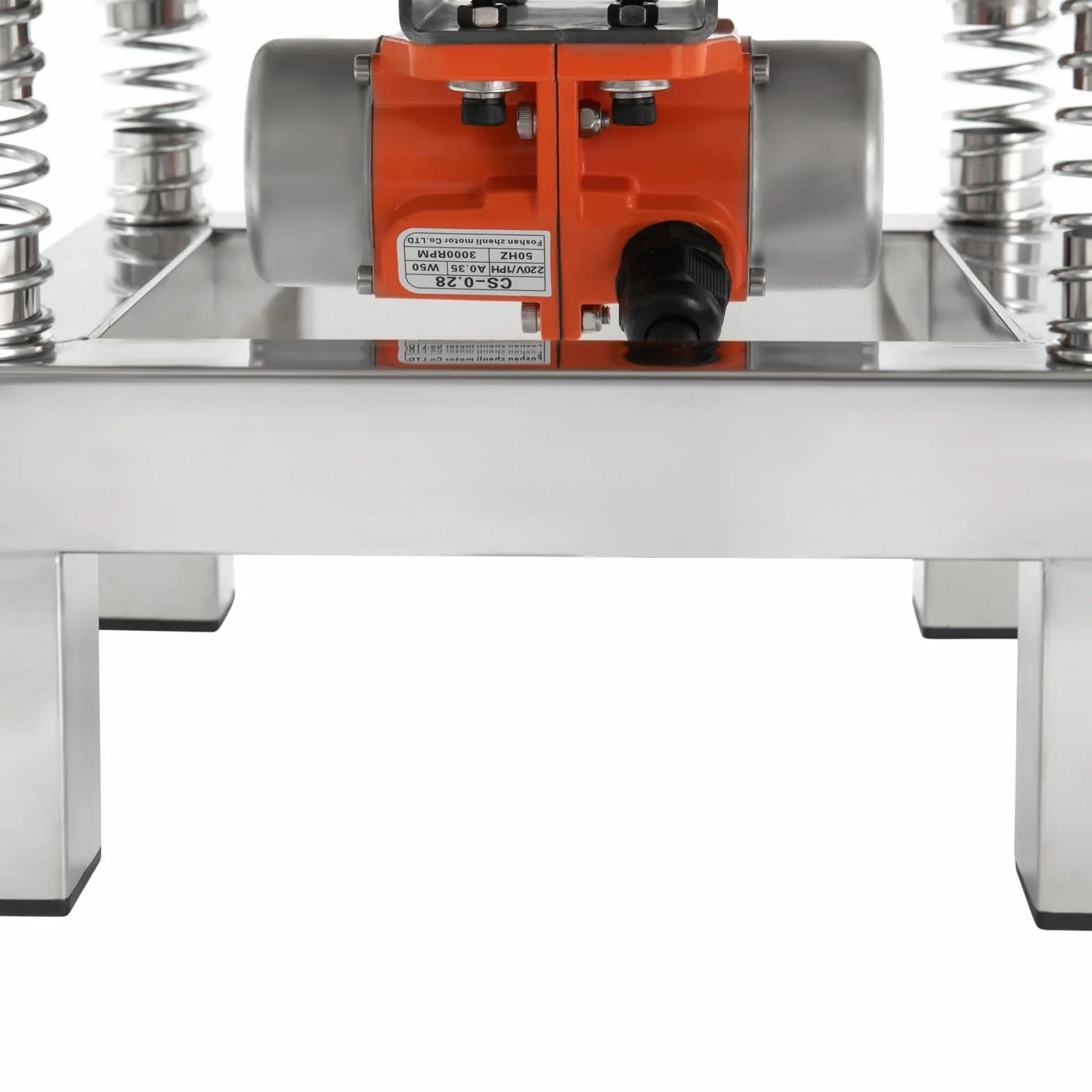 Piccola tavola vibrante per calcestruzzo, prova di vibrazione, tavolo vibrante in acciaio inox, mini tavolo da 350 x 350 cm, 220 V, 3600 giri/min, per forme di vibrazione, aumento della resistenza del