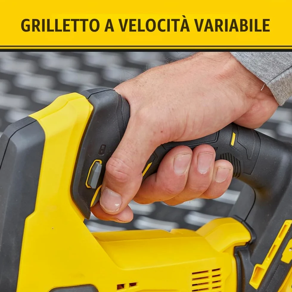 STANLEY FATMAX Sfmcs600B-Xj - Seghetto Alternativo 18V - Unità Senza Batteria E Caricabatteria