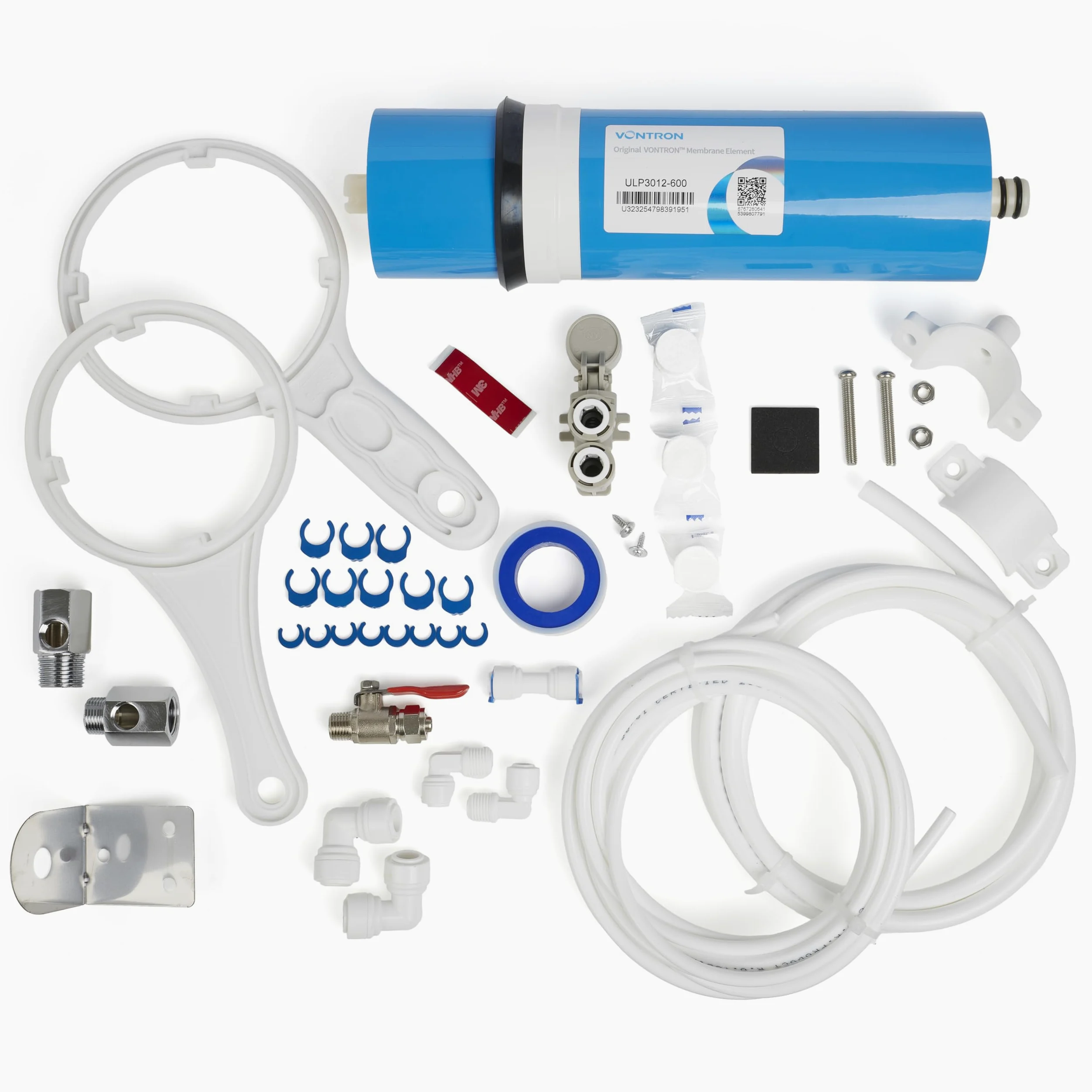 Purway Crystal Group Booster 5 Livelli 600 GPD Direct Flow Impianto Osmosi Inversa + Set Filtri Ricambio