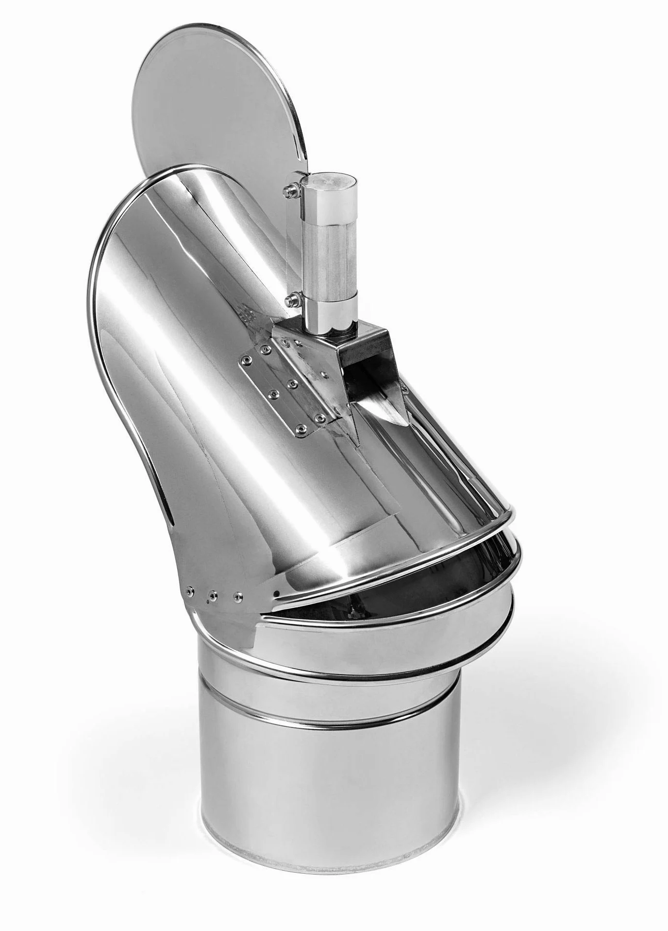 STERR CWL220 - Copertura per camino in acciaio INOX con cuscinetto esterno, 220 mm