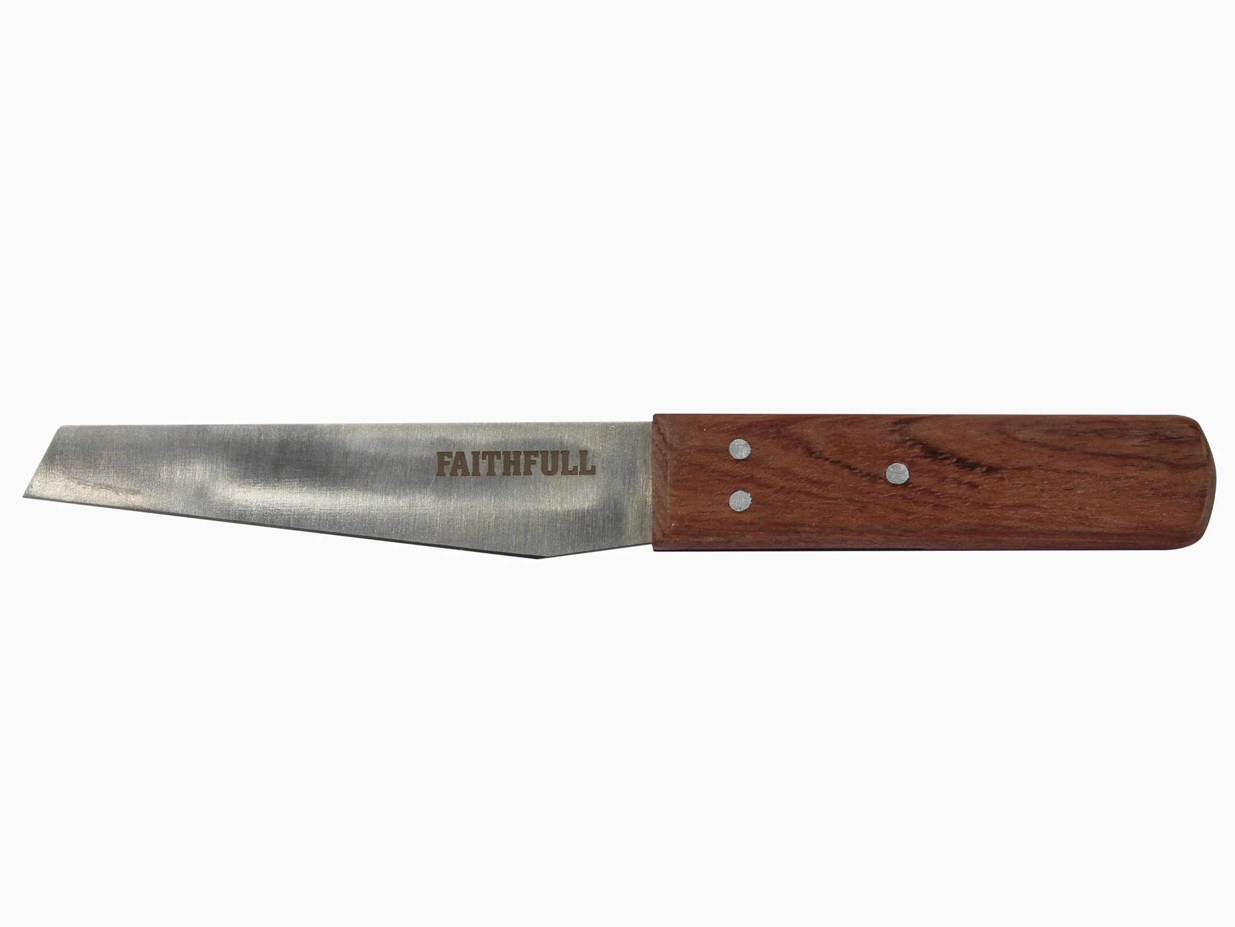 Faithfull KSHOER Coltello per scarpe, 115 mm, con manici in palissandro