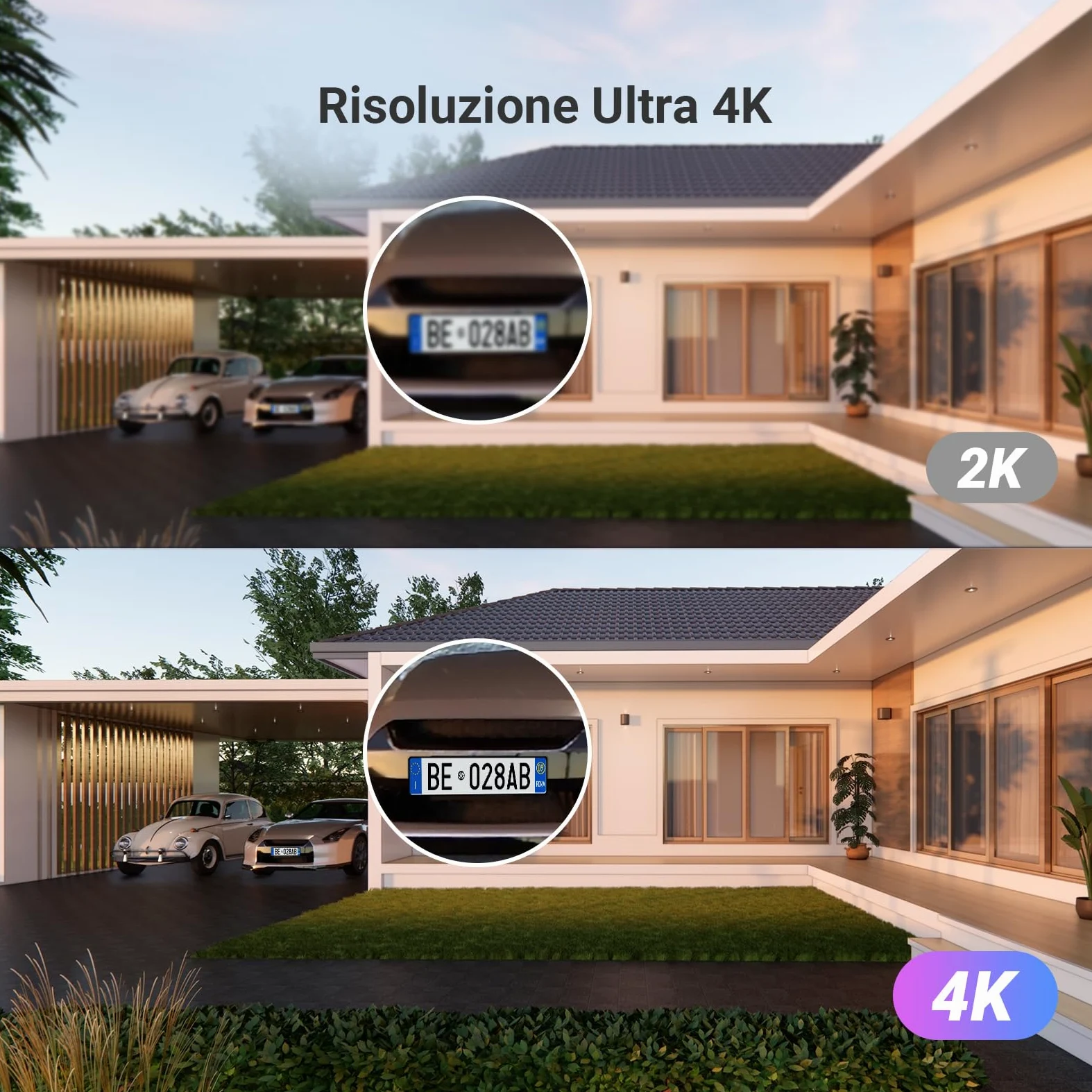 EZVIZ 4K Videocitofono Connesso, Videocitofono, 8 Pollici Monitor Touch, Riconoscimento Palmo/Visto, Sblocco a Distanza, 2 Fili, Rilevamento Umano, Opzione RFID, Impermeabile, WiFi Dual-Band, HP7 Pro