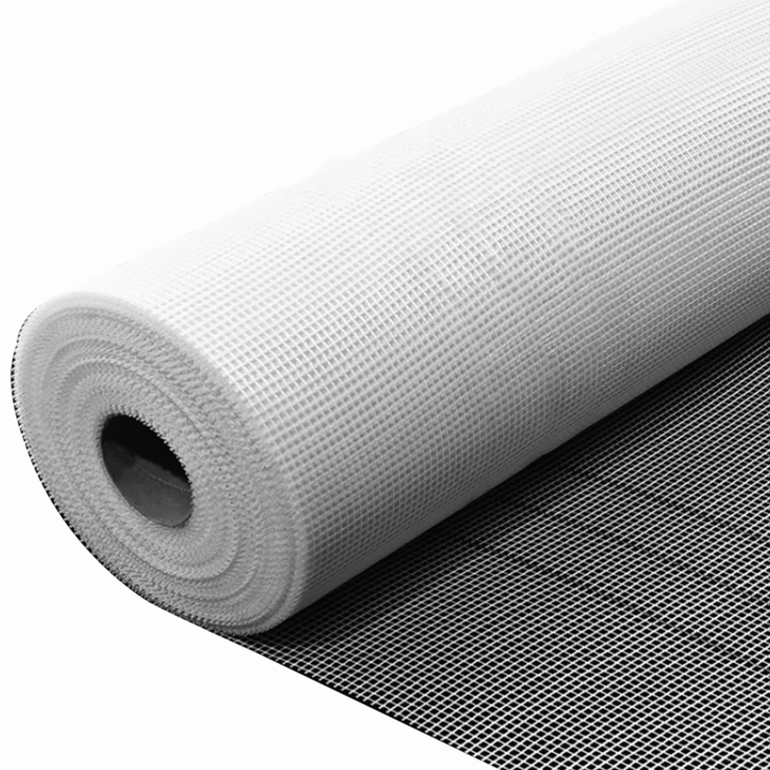 Rete per Intonaco in Fibra di Vetro Tessuto a Rete Armatura Tessuto in Fibra di Vetro Facciata 4mmx4mm,Adatto per Sistemi Interni ed Esterni(Size:1x50m)