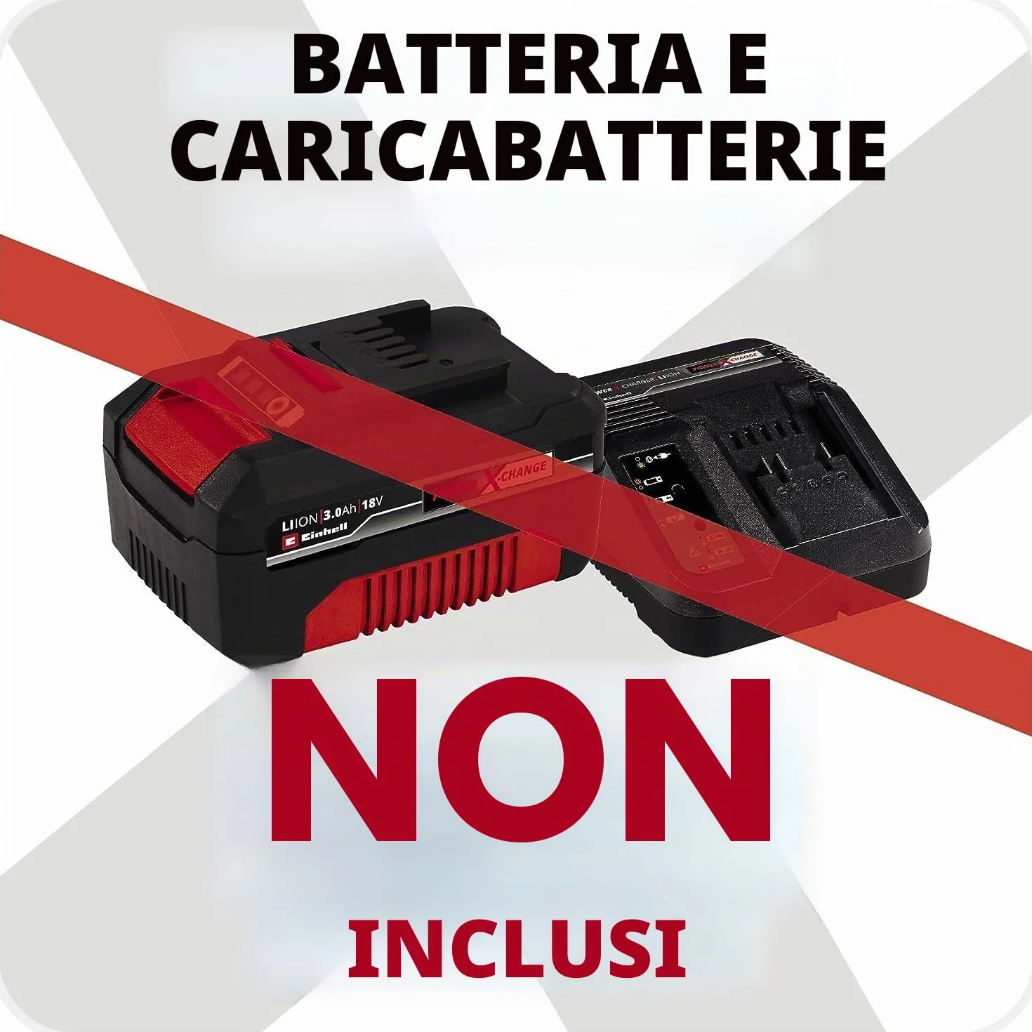 Einhell TE-MX 18 Li - Solo Miscelatore a batteria Power X-Change (18V,attacco M14, giri min. 0-620, inclusa frusta diam. 100mm, senza batteria e caricabatteria)