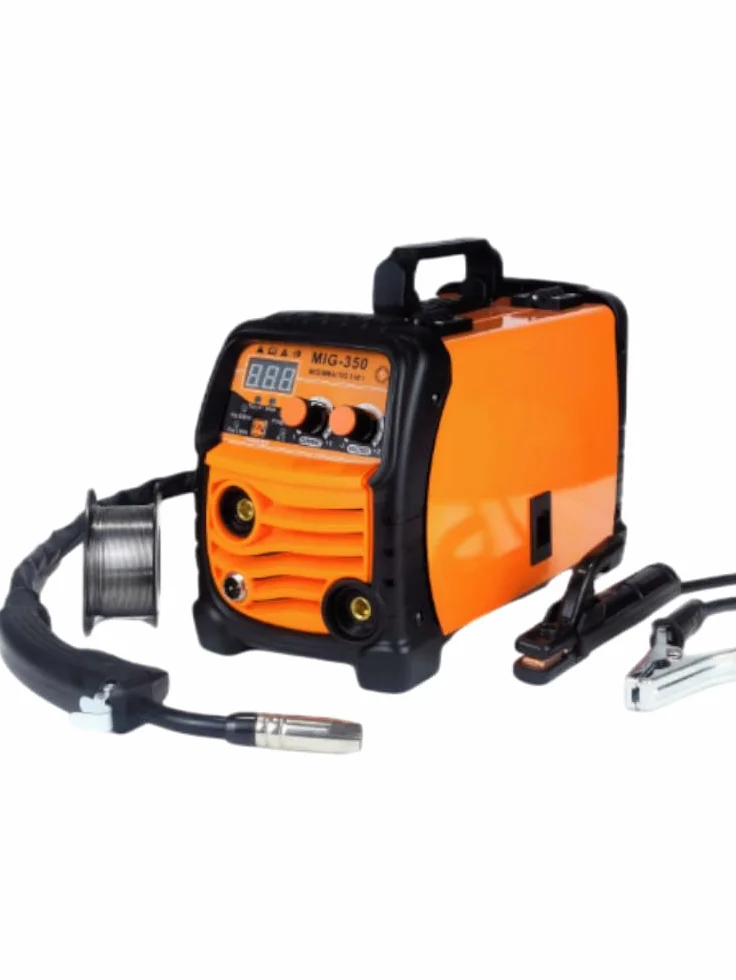 Saldatrice A Filo Continuo Senza Gas da 350Ampere 220v Sinergia Elettrodo Saldatrice 3 In 1 MIG/ARC/TIG Inverter Saldatore con Filo da 0.8-1,0 MM