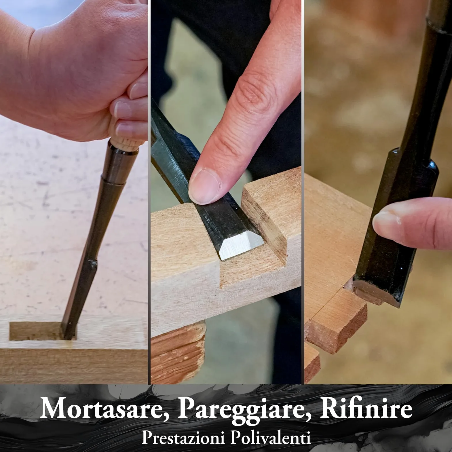 SUIZAN Scalpello da Legno Giapponese 18 mm – Oire Nomi Professionale