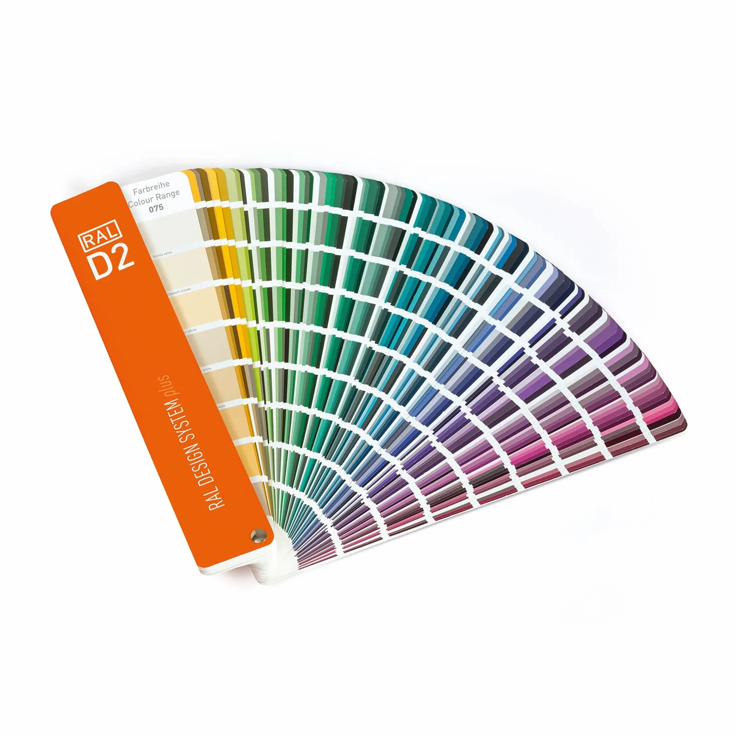 RAL D2 mazzetta colori, 1.825 colori, semi-opachi, 5 lingue