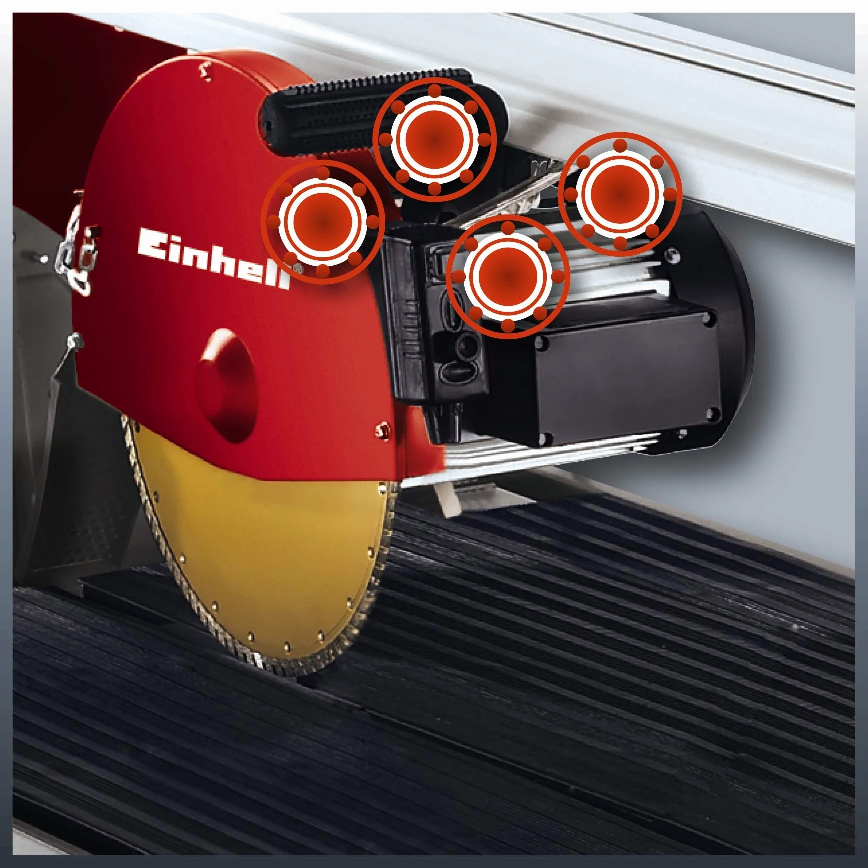 Einhell TE-SC 920 L Tagliapietre (220-240 V, 50 Hz, 2200 W, giri al min. 3000, taglio max 70x920 mm, incl. disco diamantato Ø 300)