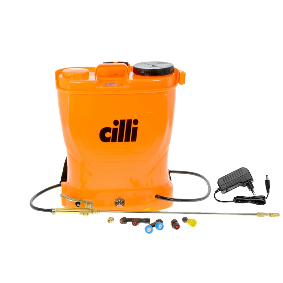 POMPA 16 LT BATTERIA A SPALLA LANCIA IN OTTONE TELESCOPICA