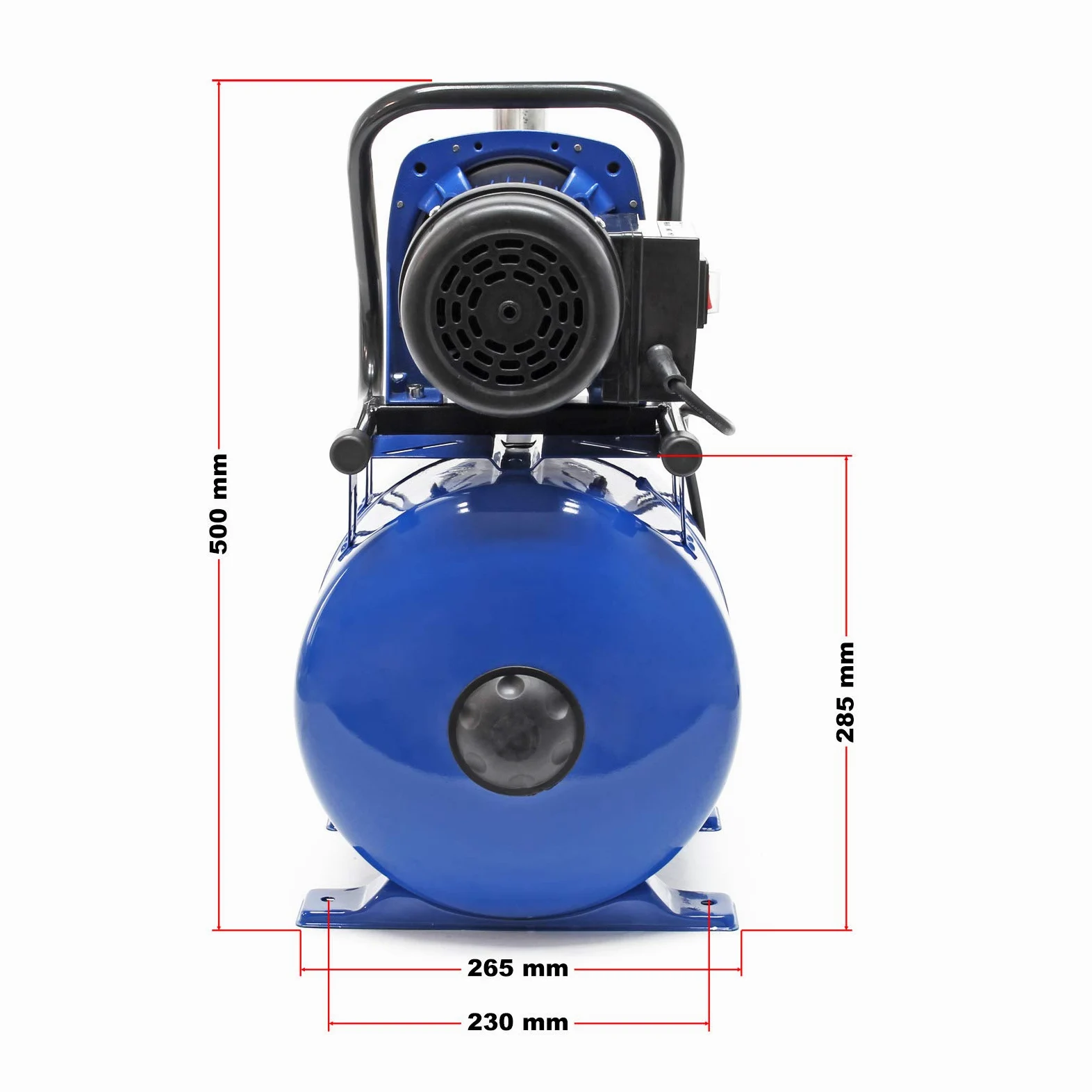 Pompa autoclave uso domestico 19 l con pressostato 1200W 3400l/h Elettropompa da giardino