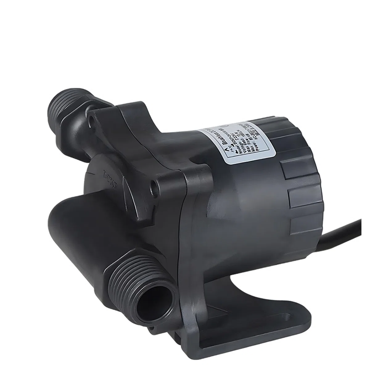 Pompa dell'acqua sommergibile silenziosa con motore brushless DC12/24V Piccola pompa booster portatile per irrigazione con adattatore IP68 (EU_24150AEU ADAPTER)