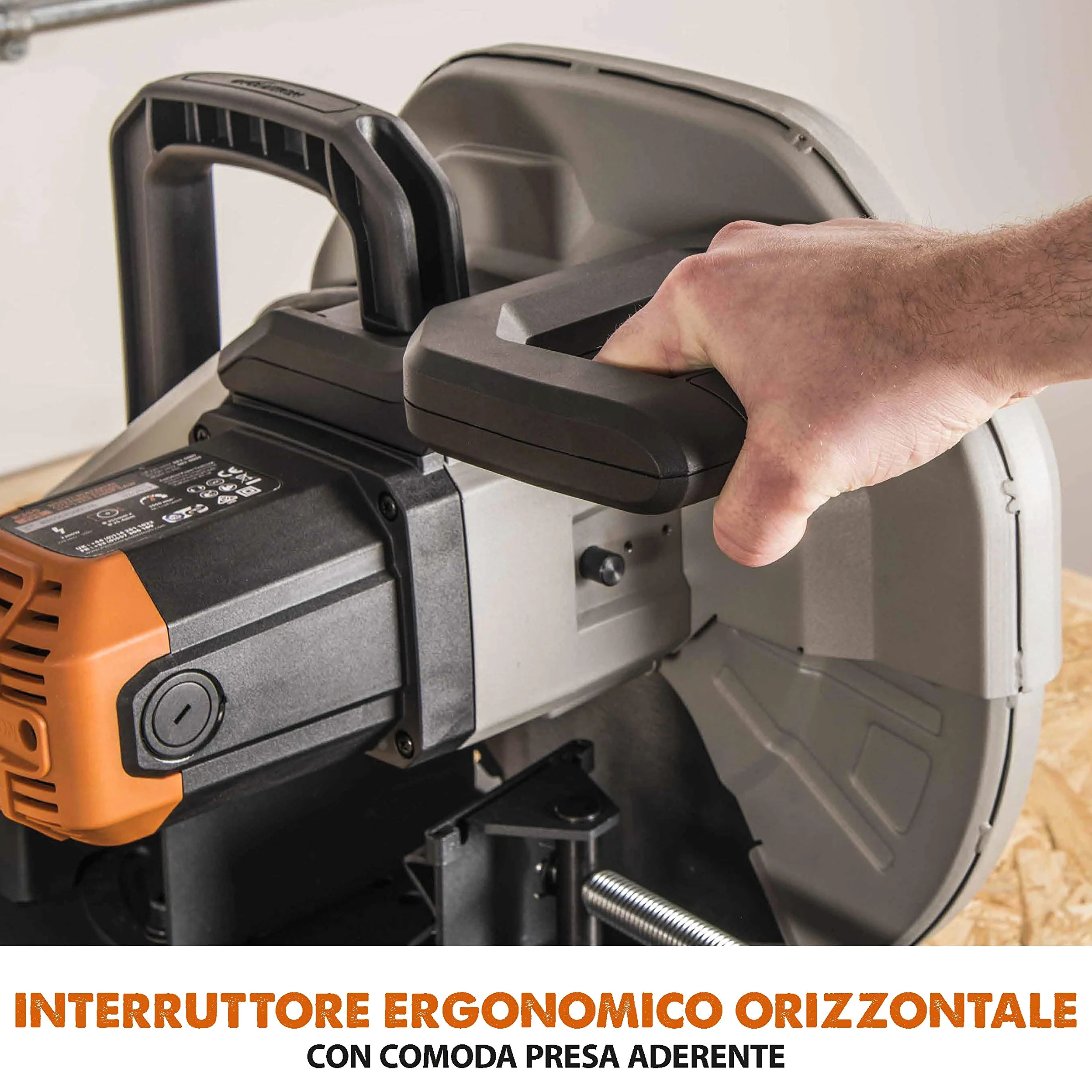 Evolution Power Tools 083-0003 R355Cps Troncatrice Per Ferro Multi Materiale, Esegue Tagli Su Acciaio, Alluminio, Plastica E Legno Anche Con Chiodi, 355 mm