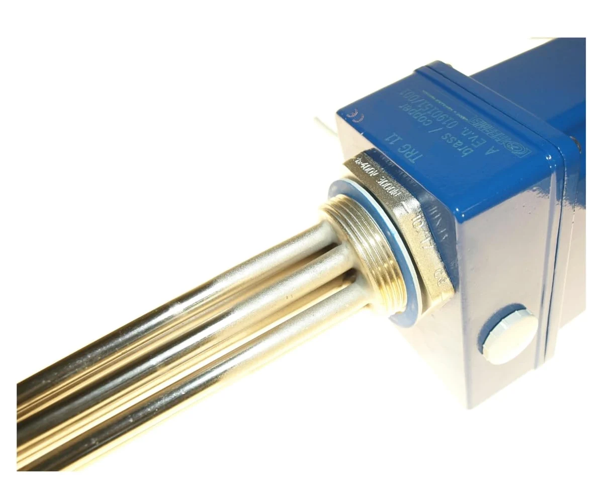 TRG 11 Resistenza cartuccia riscaldante con termostato Resistenza G6/4 per bollitore ad accumulo scaldacqua ad accumulo 6kW 3/230V (5 cavi)