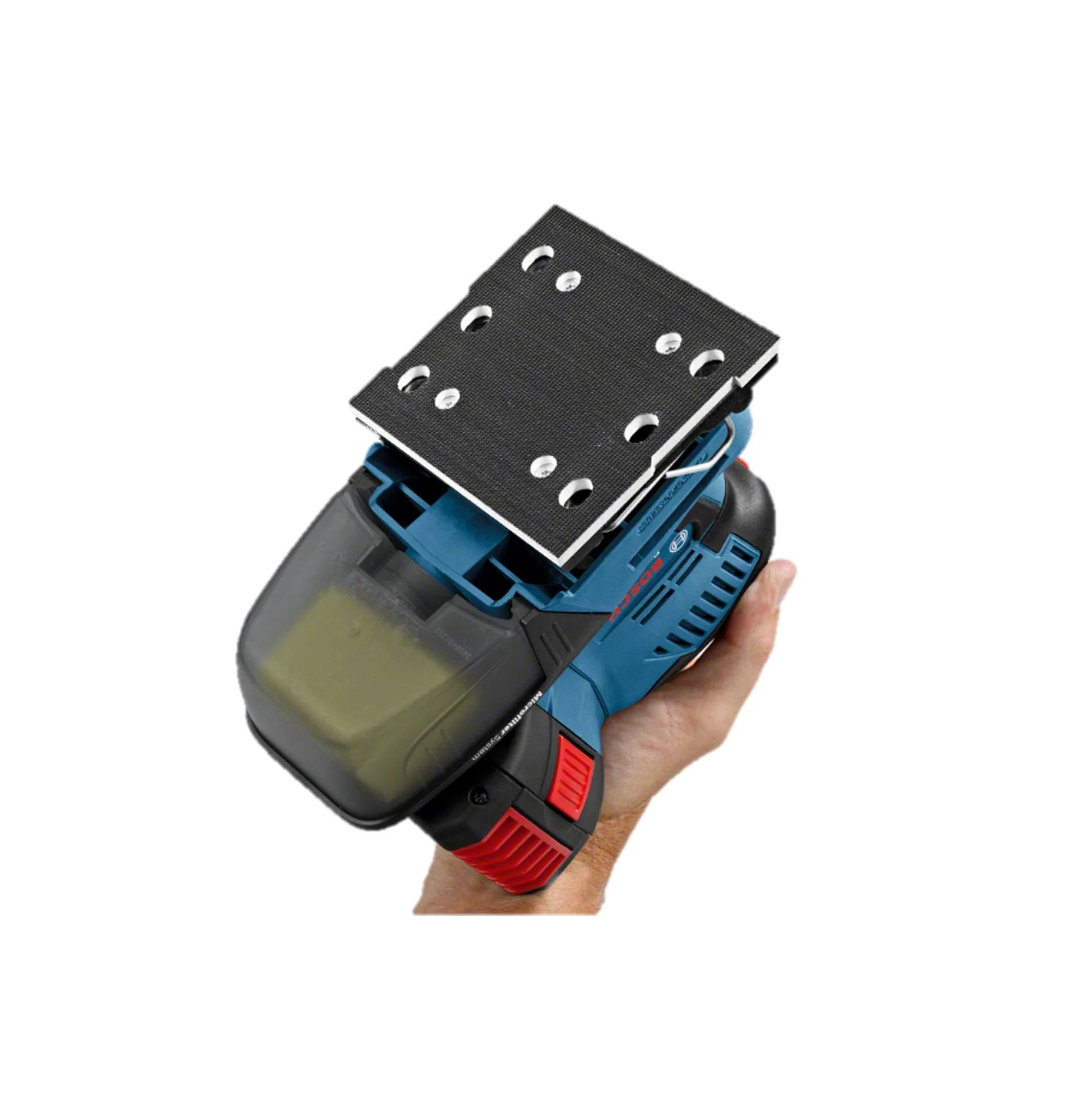 Bosch Professional GSS 18V-10 Levigatrice Orbitale a Batteria, 18 V, 5 Ah, Blu