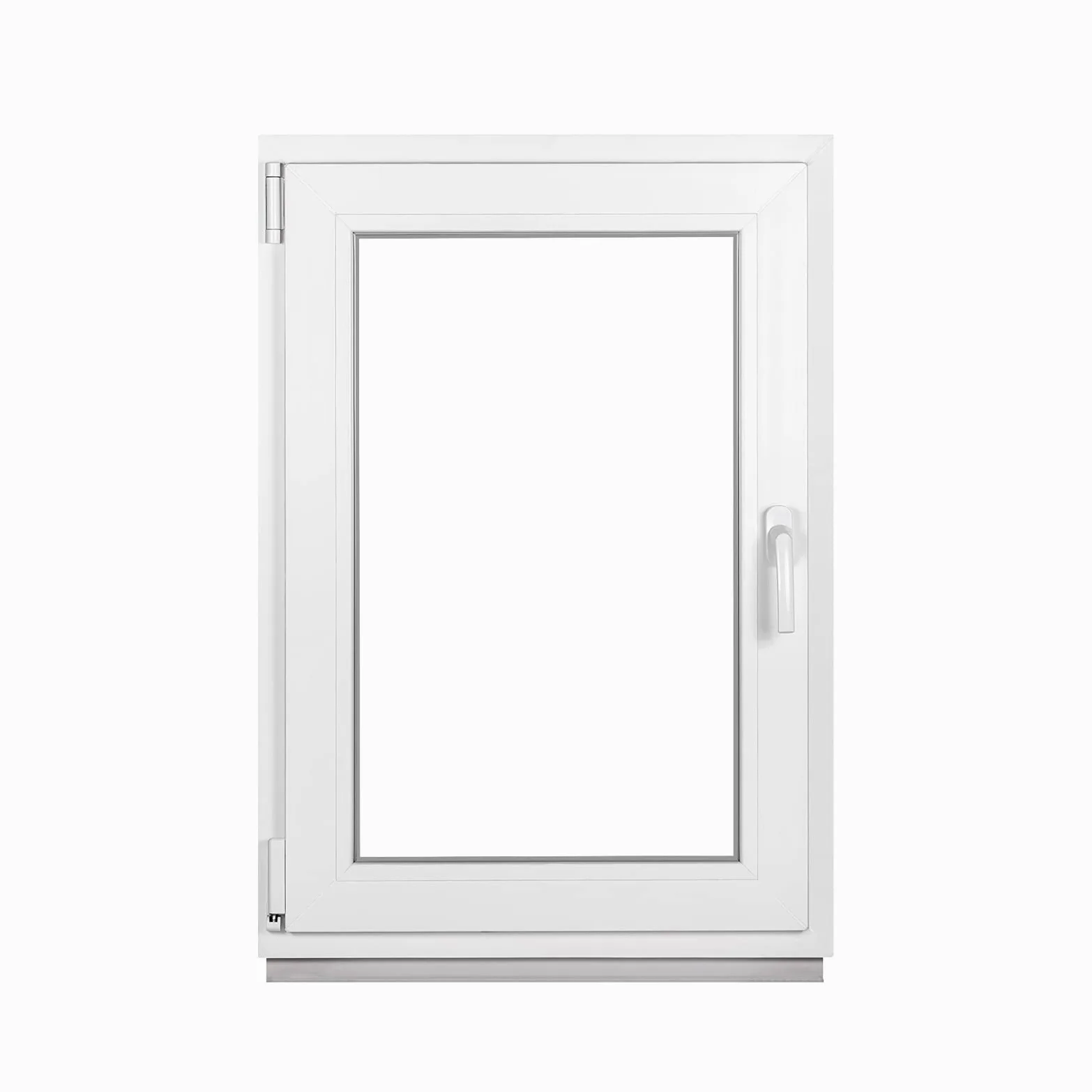Premium Kellerfenster Von Fenstiger - Kunststofffenster Weiß BxH 800 x 1100 mm - Garagenfenster/Gartenhaus Fenster BxH 80 x 110 cm 2-fach Verglast - Din Links-Funktion Dreh Kipp Fenster-Alle Größen