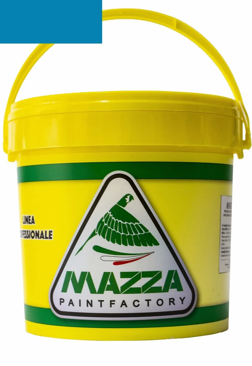 Guaina Liquida Impermeabilizzante Monocomponente Colorata Pedonabile All’Acqua Colorificio Mazza lt 5 lt 14 (14 Litri, Blu Santorini )