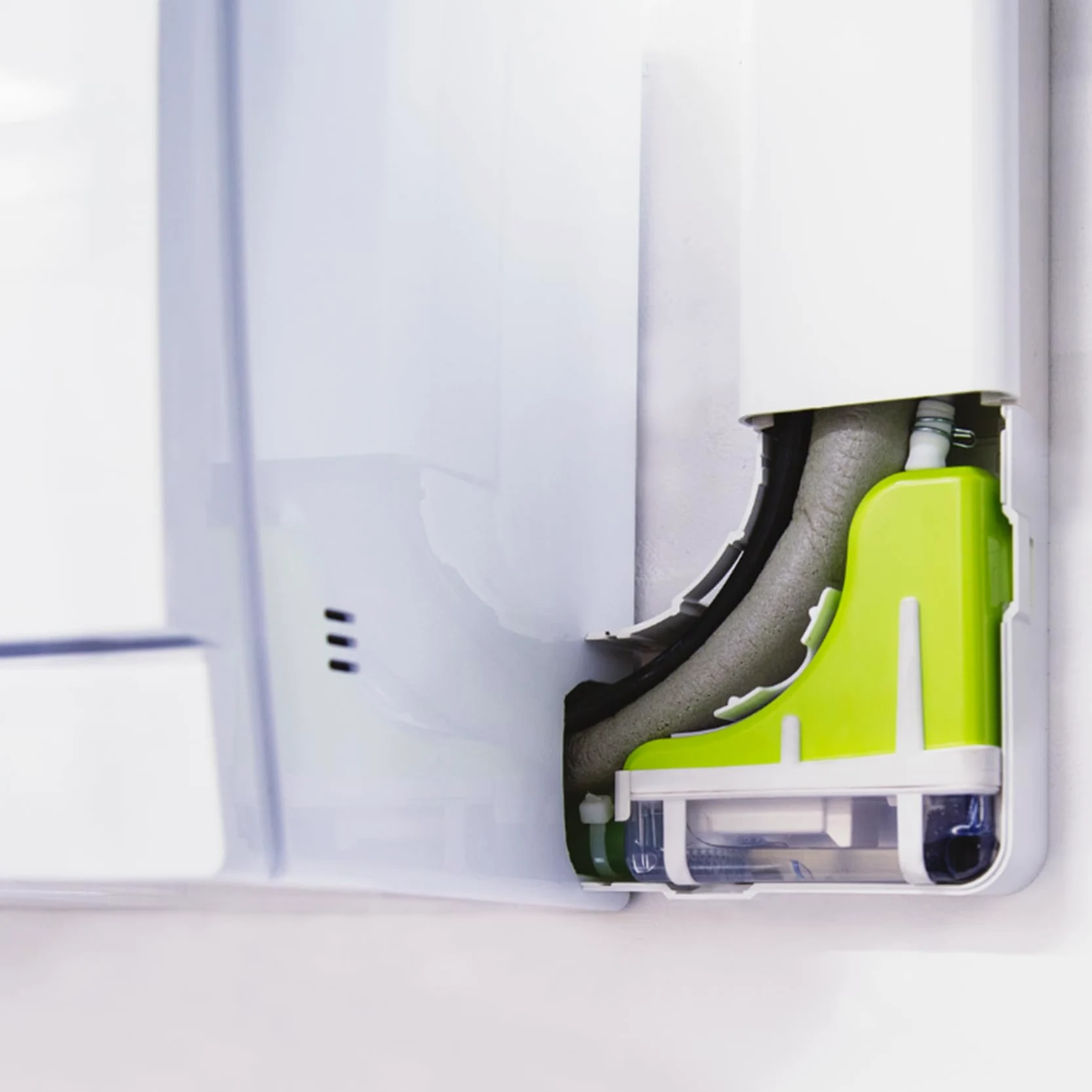 Aspen Pumps Silent+ Mini Lime FP3472/5 - Pompa Scarico Condensa con Canalina EuroSplit 80x60 mm Colore Avorio Chiaro