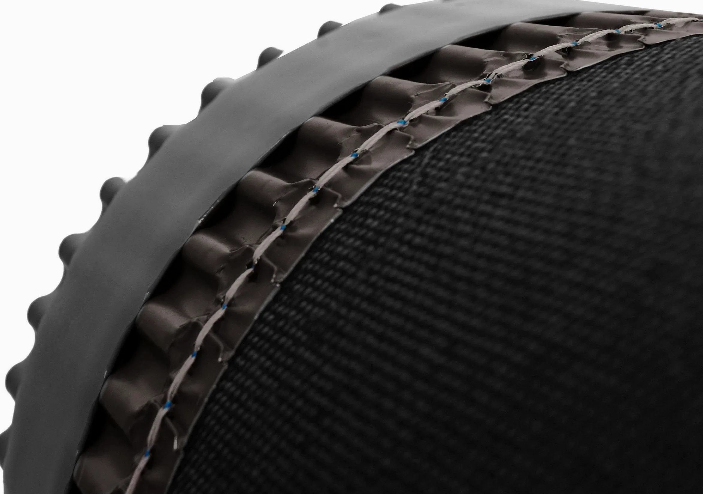 Sotto colmo ventilato per tetti in Tessuto Tecnico + Alluminio laterale | Unità di vendita rotolo da mtl 5 | Larghezza mm 390 | Colore Marrone Testa di Moro