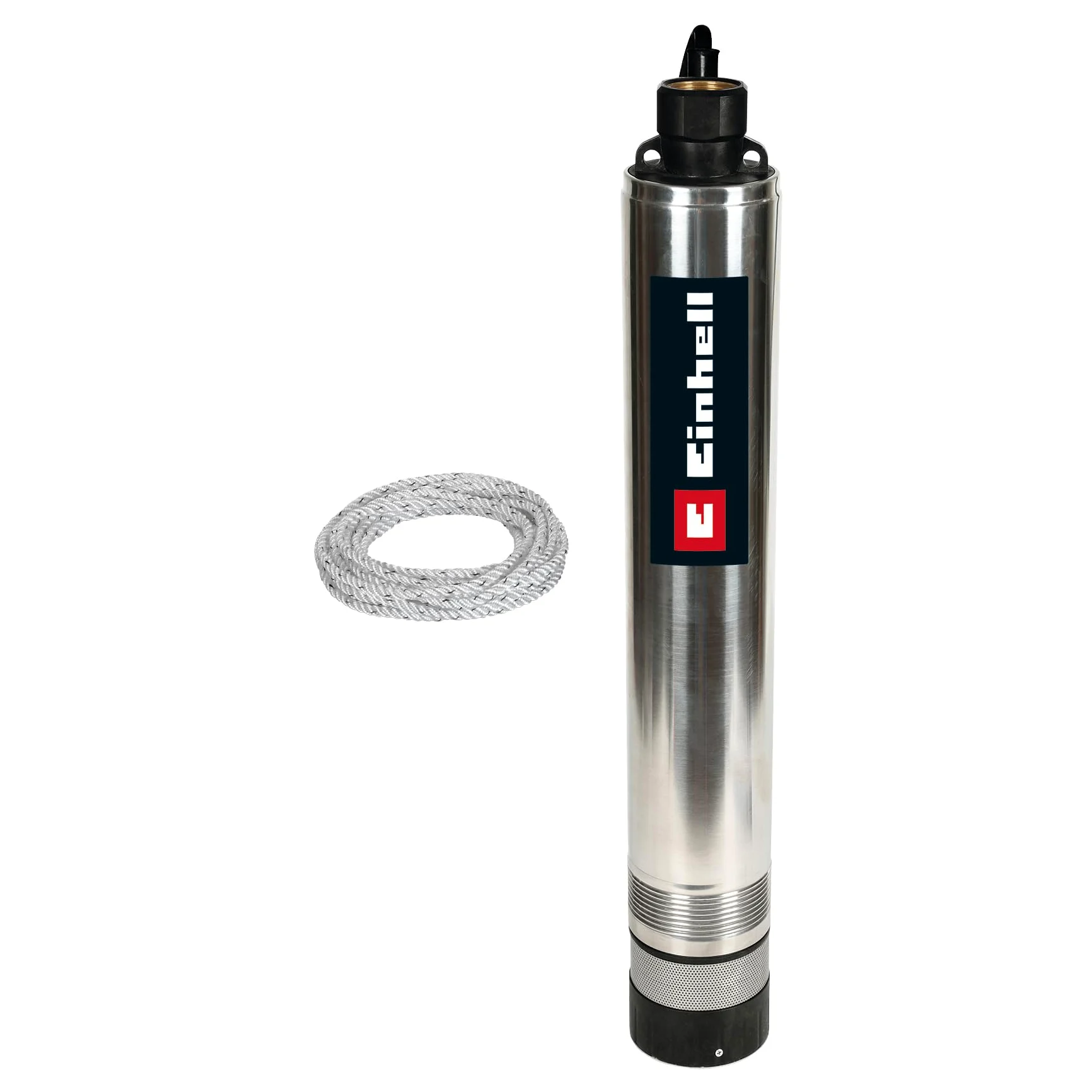 Einhell GC-DW 1000 N Pompa di profondità (1000 W, portata max 6500 L/h, prevalenza 45 m, immersione max 19m, 6 giranti, incl. 22 metri corda)