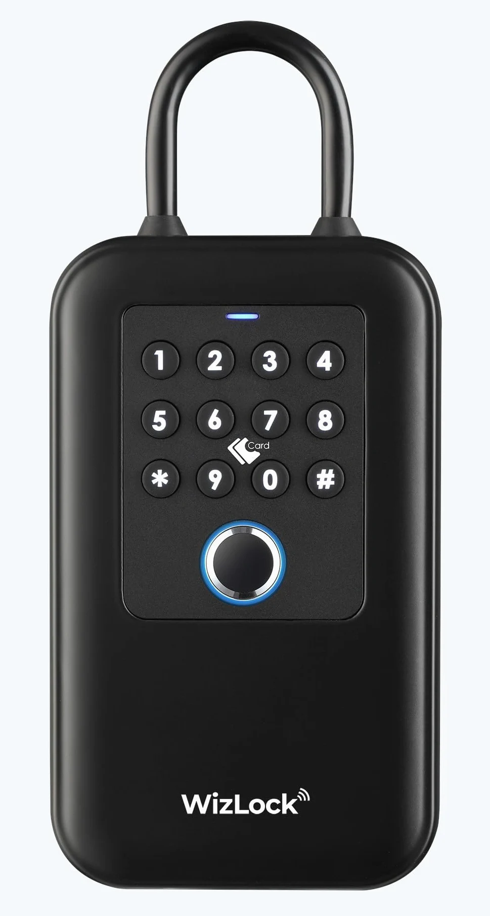 Smart KeyBox - Smart Key Box in alluminio nero - Tastiera a tasti, Sensore di apertura, Gateway Bluetooth/Wi-FI 2,4 GHz aggiunto - App Tuya