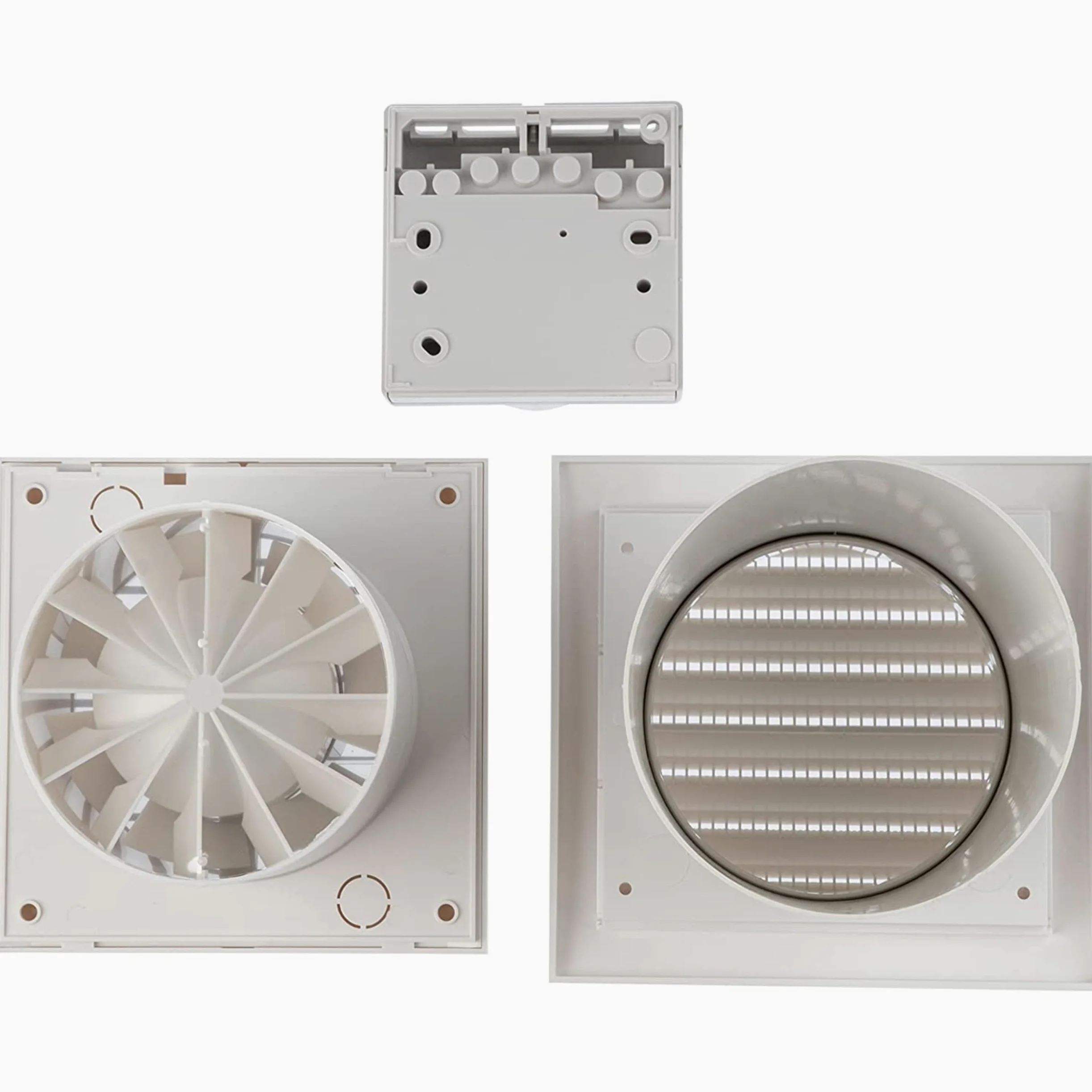Ø 100mm Dissipatore di Calore con Termostato – Ventilatore bianco – Scambiatore di Calore