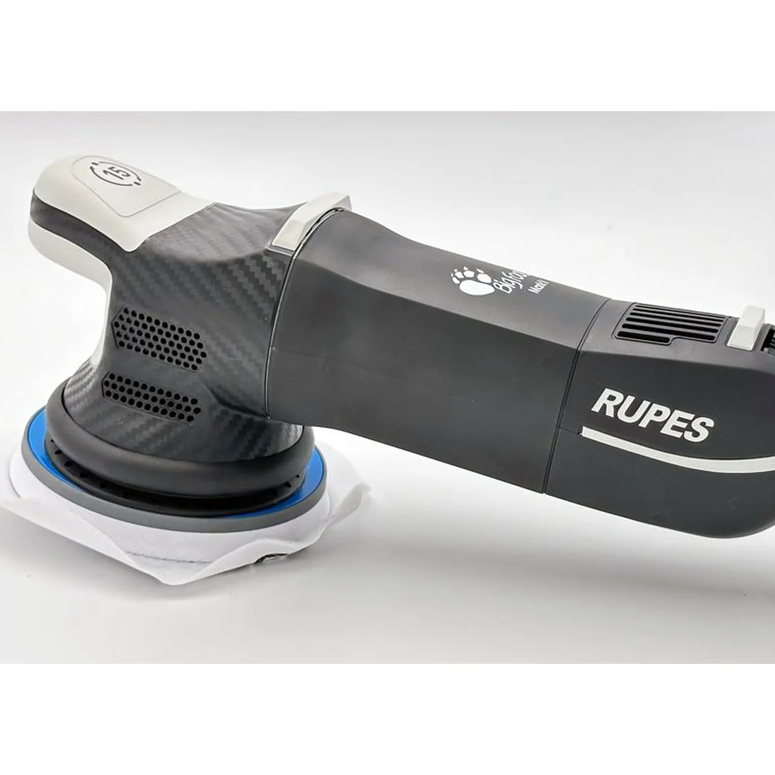 Lucidatrice Rotorbitale Orbita 15mm RUPES BigFoot Potenza 500 Watt Platorello Velcrato 125mm Carrozzeria Auto Detailing Professionale NUOVO MODELLO 2024 articolo LHR15 MARK V codice LHR15V/STD