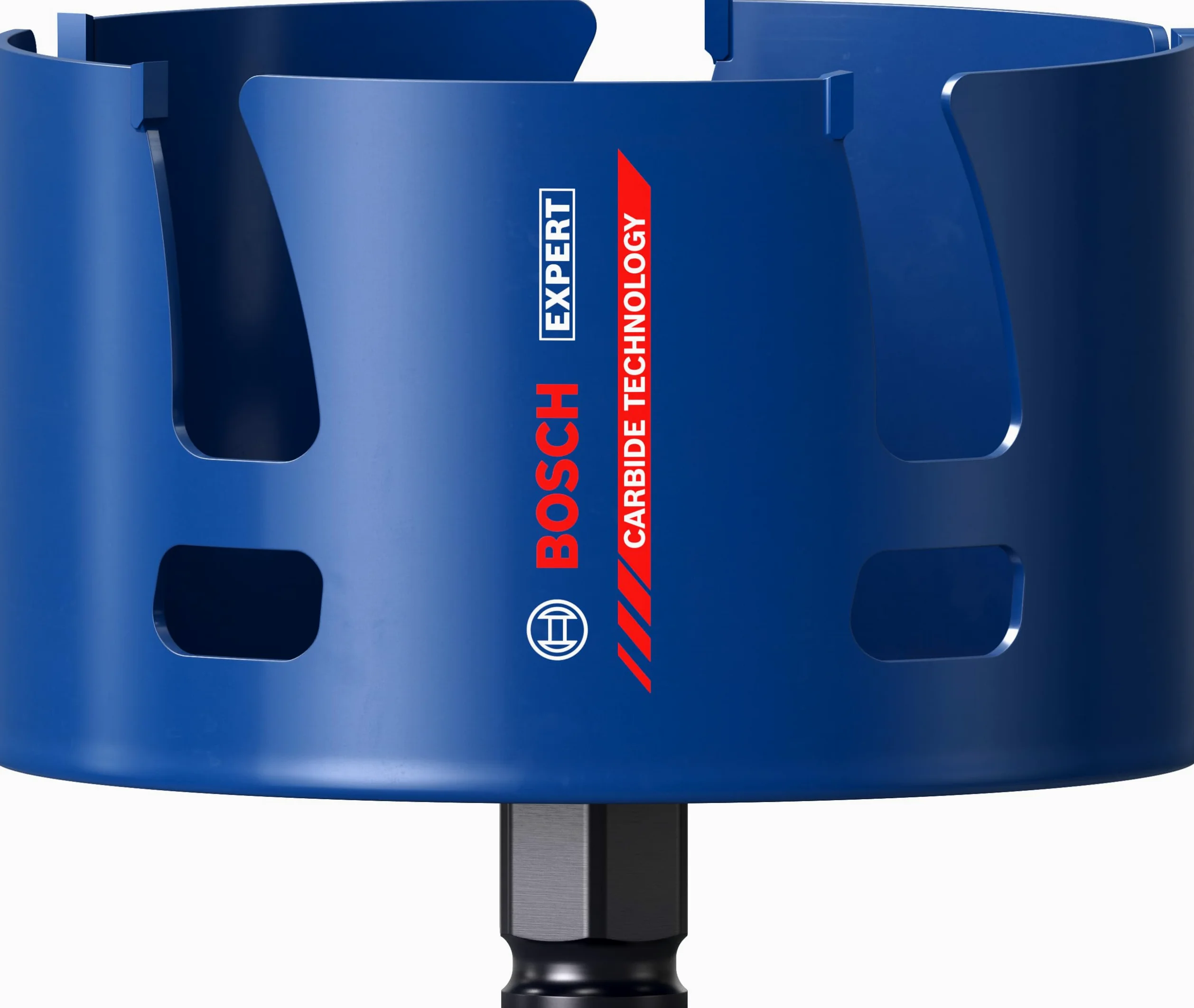 Bosch 1x Sega a tazza EXPERT Construction Material PC Plus (per Legno tenero, Truciolato, Ø 111 mm, Professional Accessorio Trapanoi)