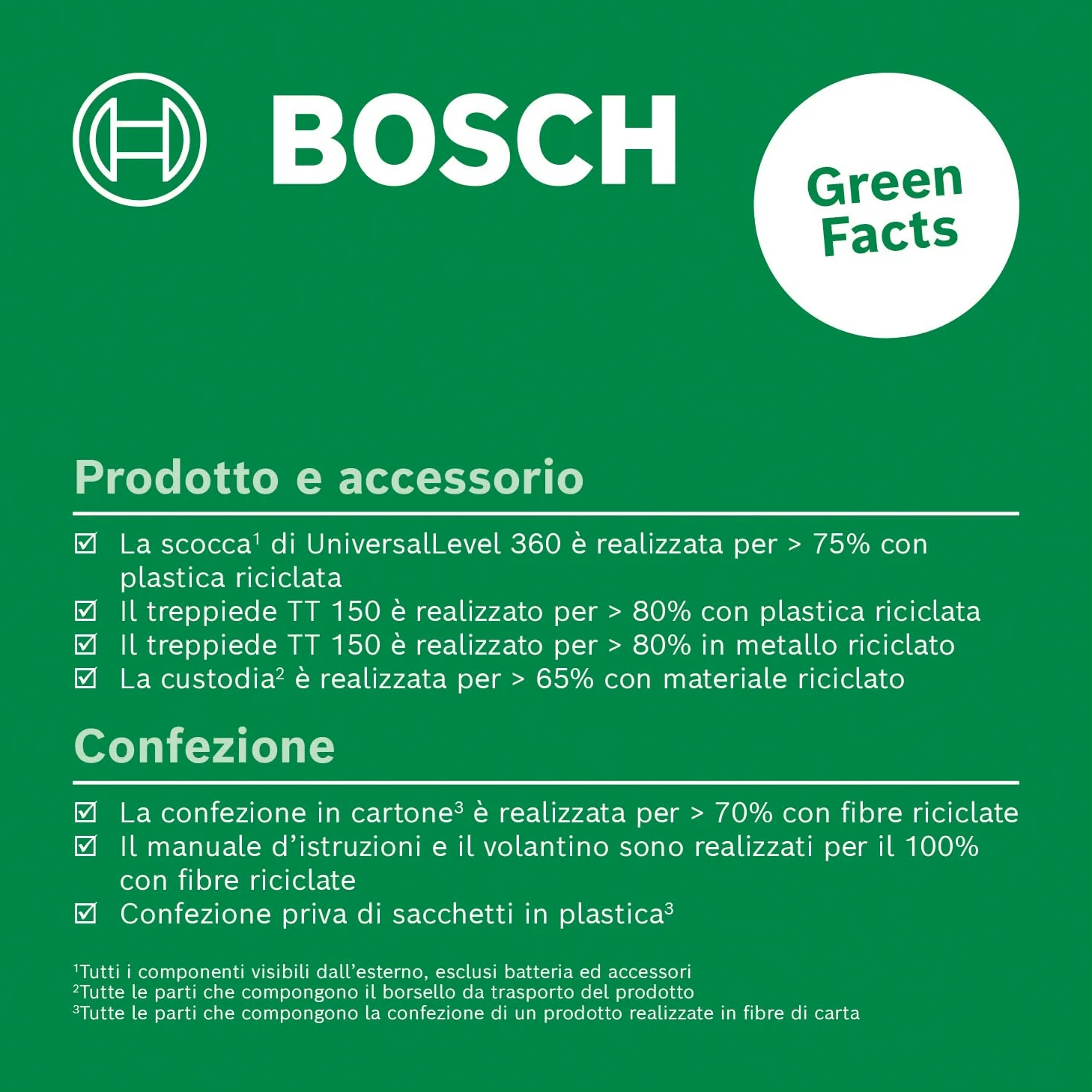 Bosch livella laser multifunzione UniversalLevel 360 con treppiede premium (linee laser verticali + orizzontali incl. 360° per allineamento dell'intera stanza, in cartone)