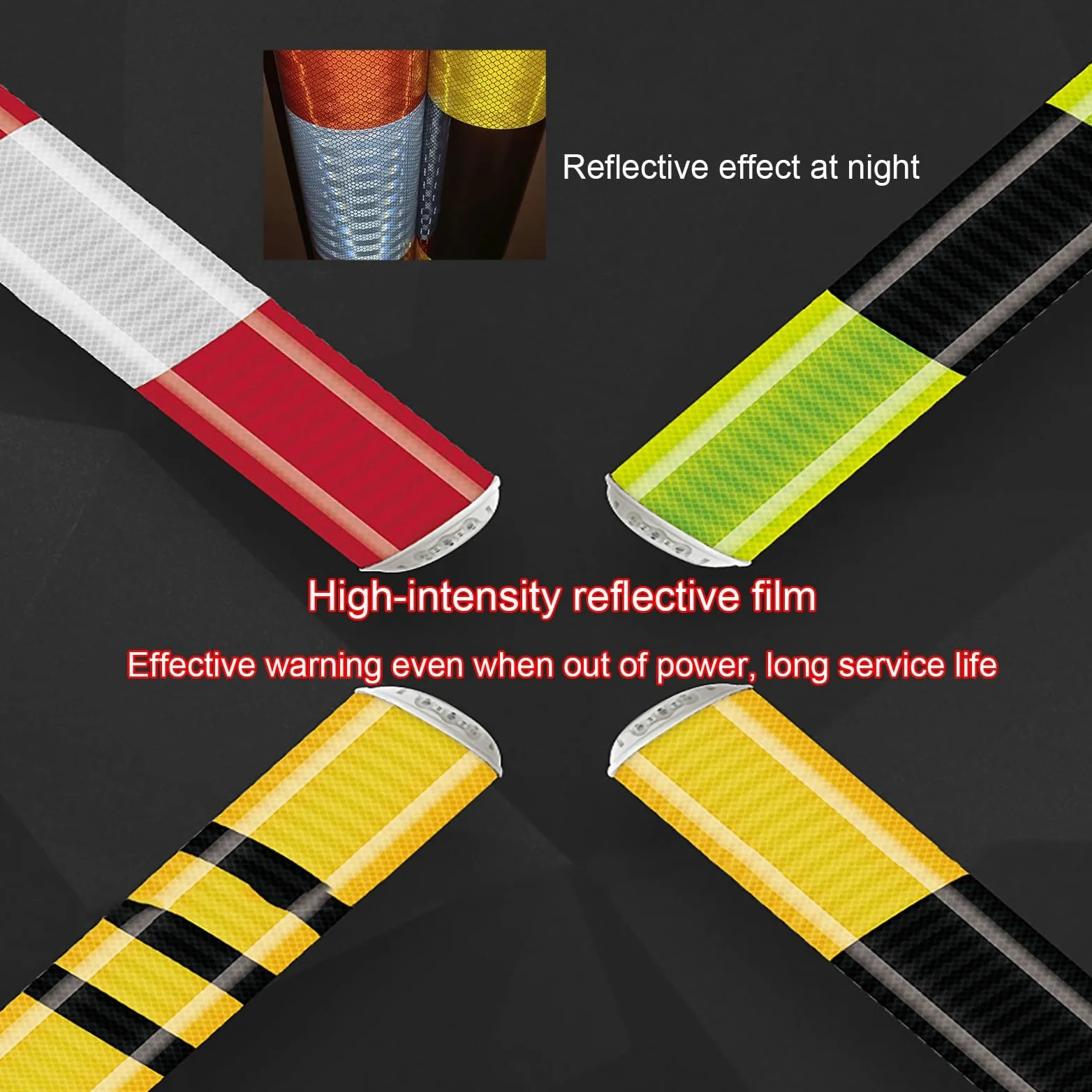 Generico Paletto di Sicurezza Solare Intelligente con luci a LED, Design Riflettente, palo in Tubo d'Acciaio, barriera di parcheggio per Il Controllo del Traffico, Confezione da 2 Verde, 100 cm/39,4