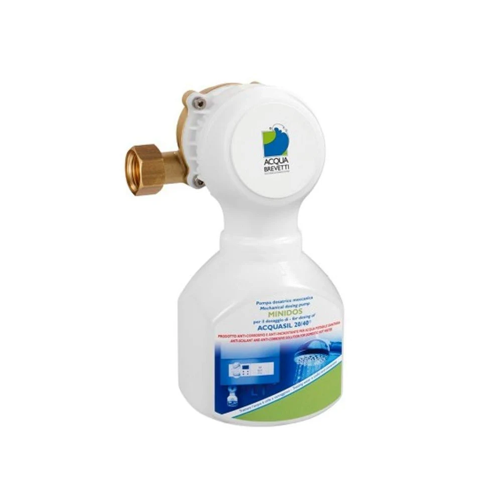 Minidos 1/2'' F Ottone Pompa Dosatrice Volumetrica Meccanica Compatta Pm020 Acqua Brevetti