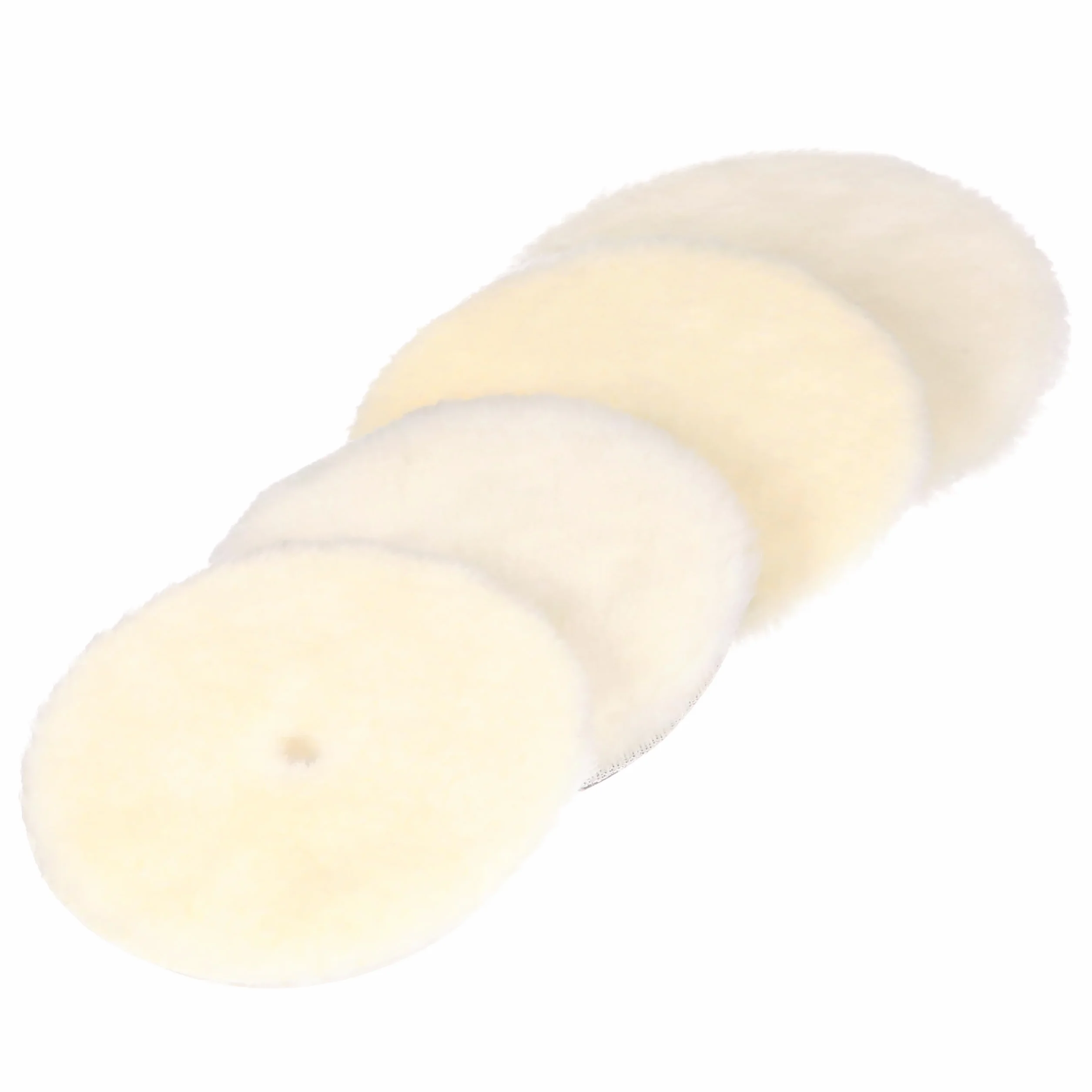 Cuffia in lana per paste abrasive per lucidatrici rotorbitali 3M Perfect It, grana grossa, bianco, 130 mm (5 in), 34120, 2 assorbenti per confezione