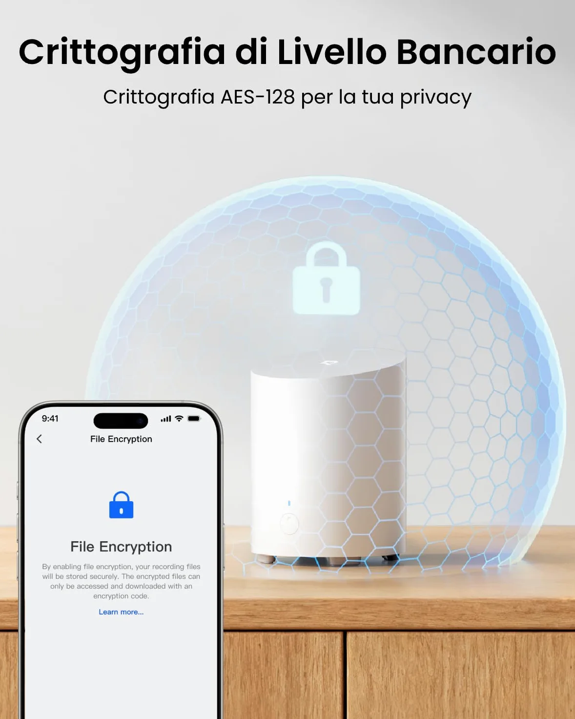 Reolink Home Hub Mini, Centro di Sicurezza All-in-One con Archiviazione Locale, Wi-Fi Dual-Band 2,4/5 GHz, Crittografia AES-128 di Livello Bancario, Accesso Remoto, Riproduzione Intelligente