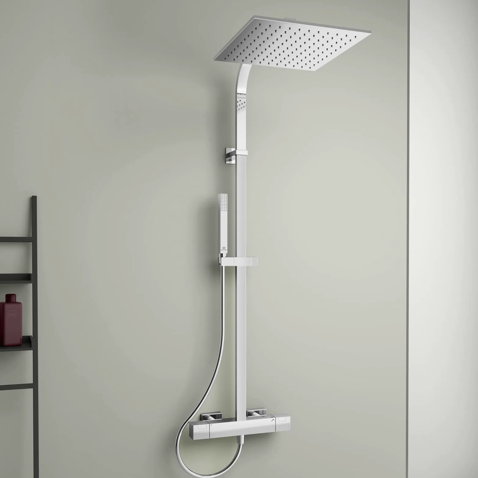 Ideal Standard - Ceratherm C100 Colonna doccia con termostatico esterno, Cromato