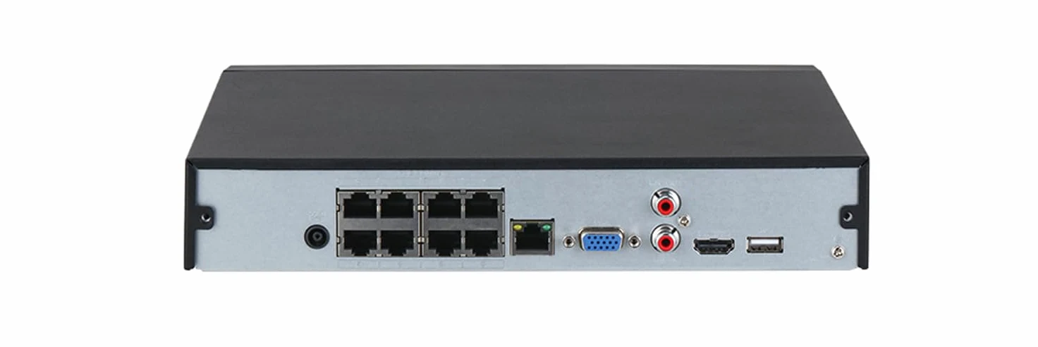 DAHUA NVR 8 canali IP PoE fino a 12MP 160 Mbps – NVR4108HS-8P-4KS3