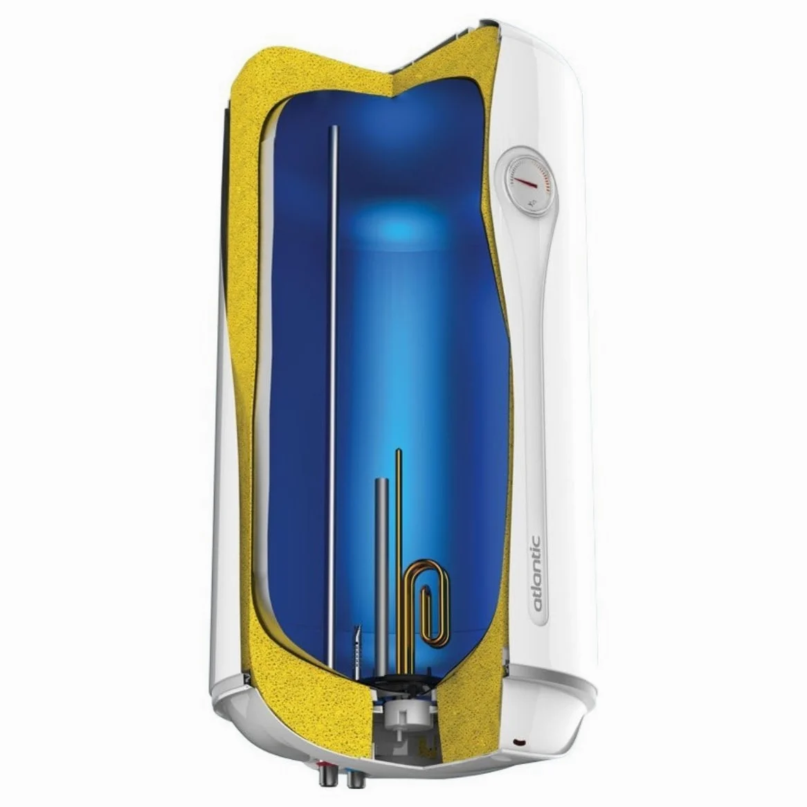 ATLANTIC 853091 - SCALDABAGNO EGO 80L ORIZZONTALE 1500W 2A
